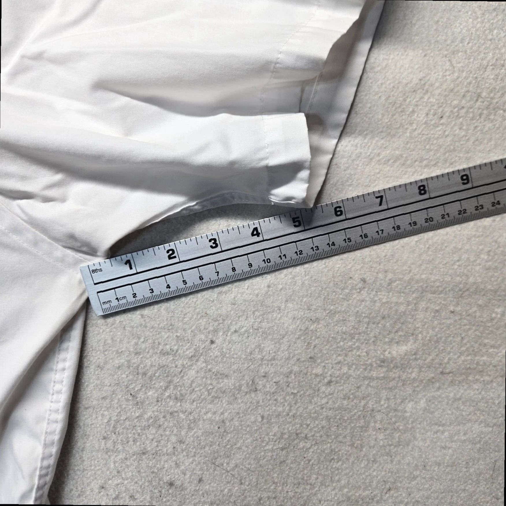 Van Heusen Van Heusen Button Up Short Sleeve White Cotton Shirt Men's XL Size US XL / EU 56 / 4 - 5 Thumbnail