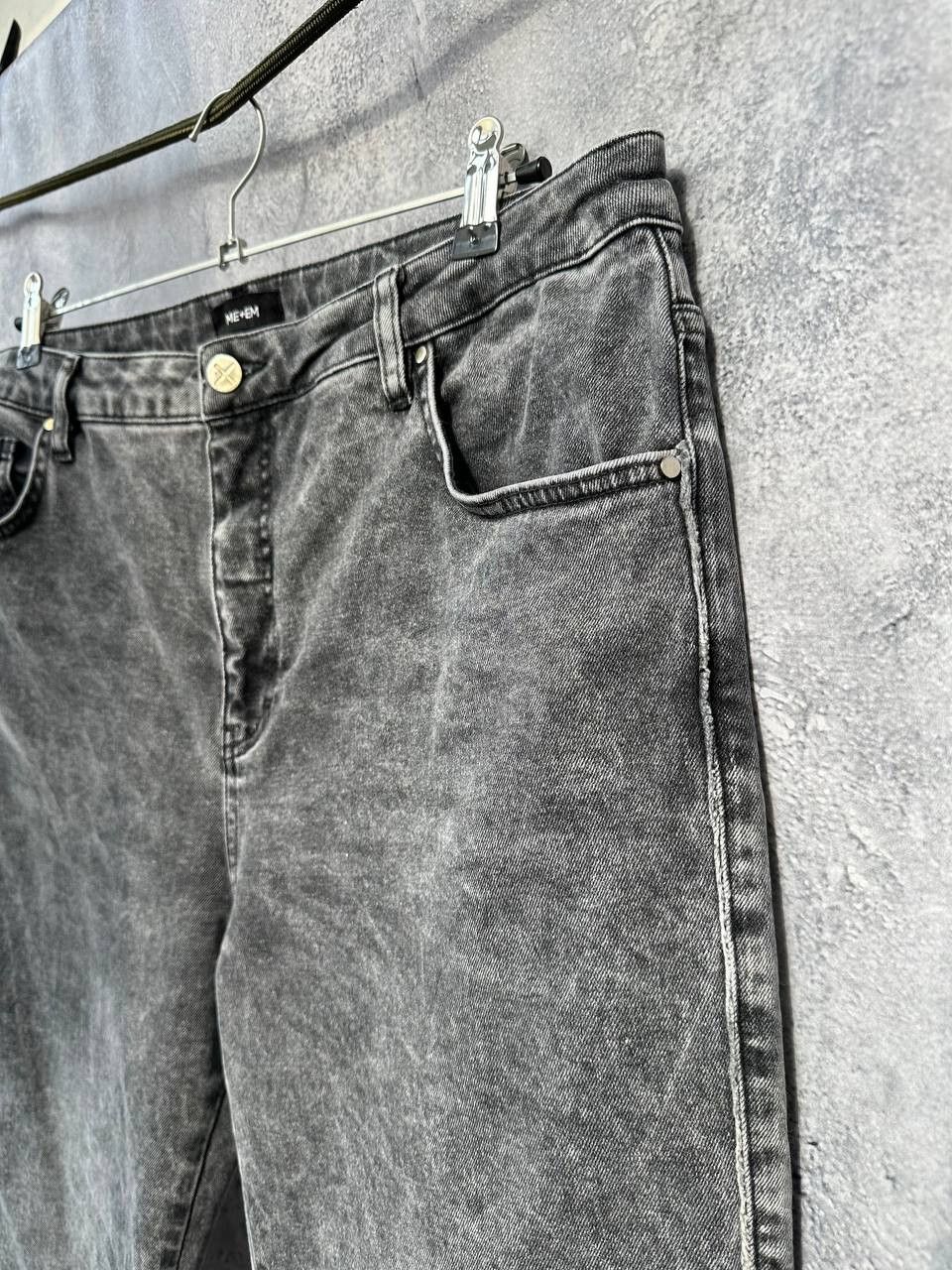 ME+EM ME+EM Straight Jeans Mid-Waist Pants Avant-Garde Size 32" / US 10 / IT 46 - 6 Thumbnail