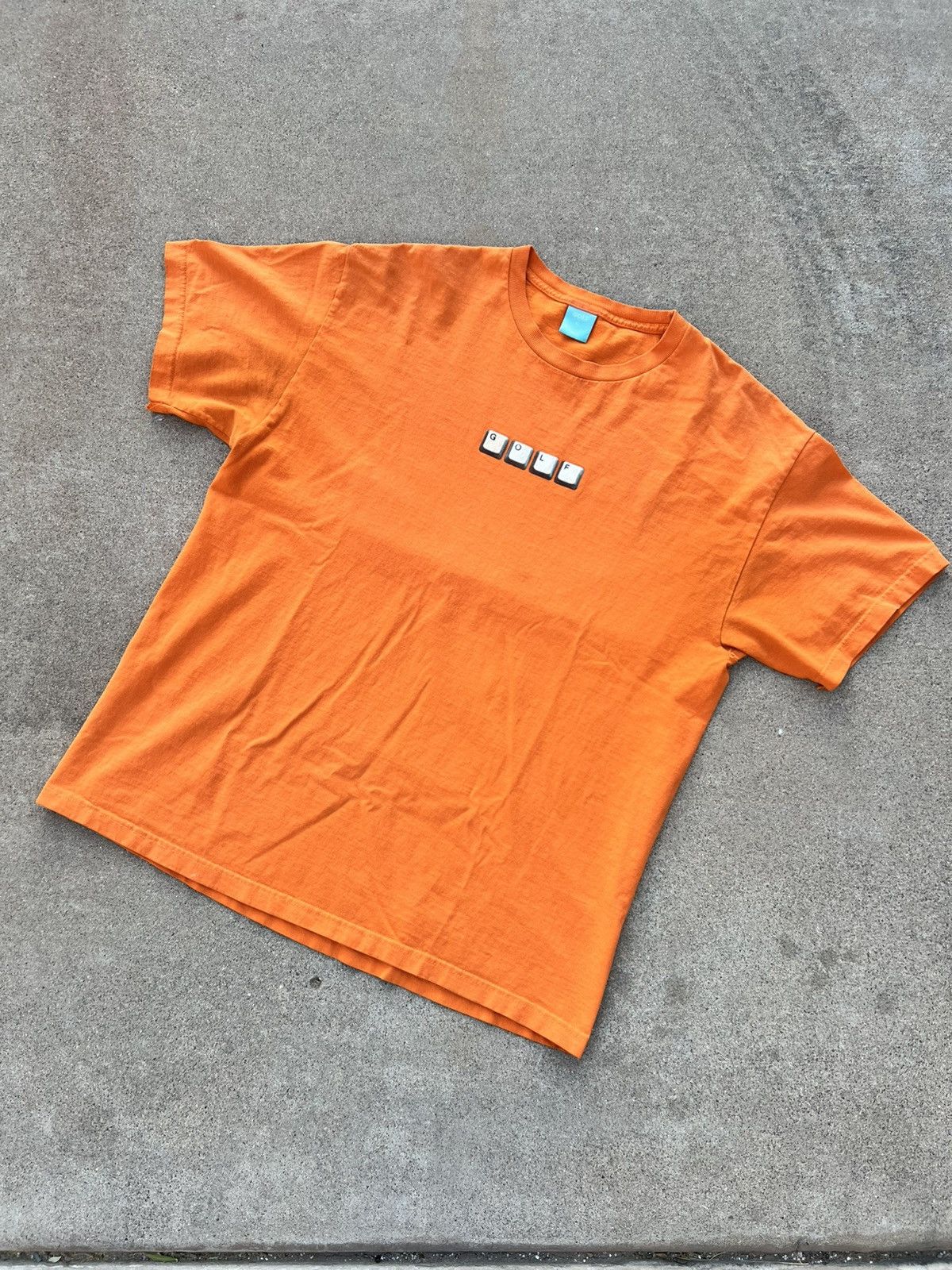 Golf Wang × Vintage Orange golf wang spell out t shirt Size US XL / EU 56 / 4 - 1 Thumbnail
