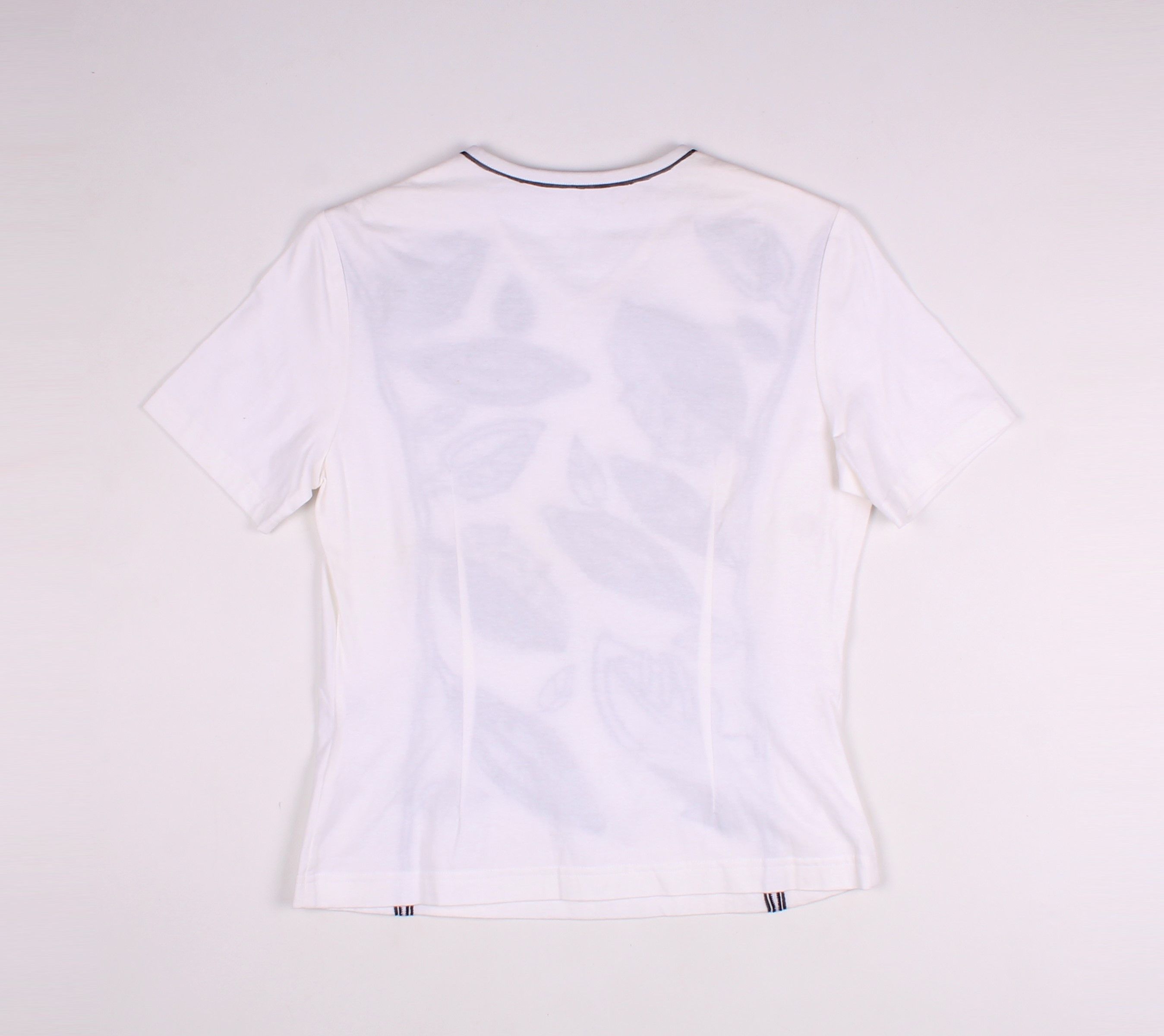 Hiroko Koshino Homme × Japanese Brand × Vintage Vintage Hiroko Koshino Applique V-neck Short Sleeve T-shirt Size M / US 6-8 / IT 42-44 - 8 Thumbnail