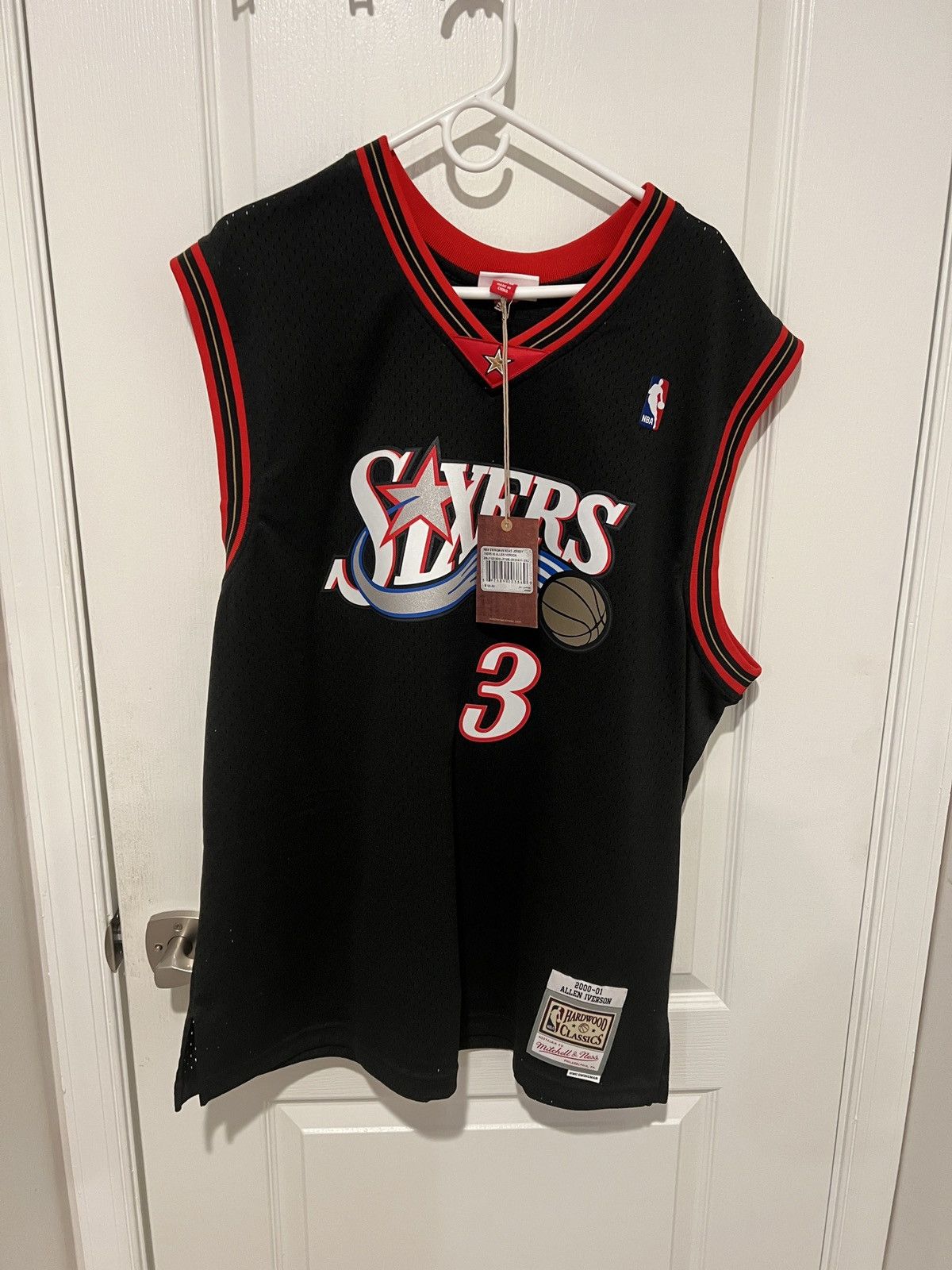 Mitchell & Ness Allen Iverson 76ers jersey black Size US XXL / EU 58 / 5 - 1 Thumbnail