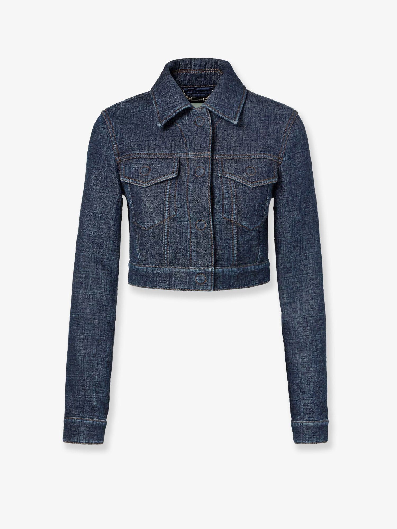 Fendi Padded Denim Jacket Size M / US 6-8 / IT 42-44 - 1 Thumbnail