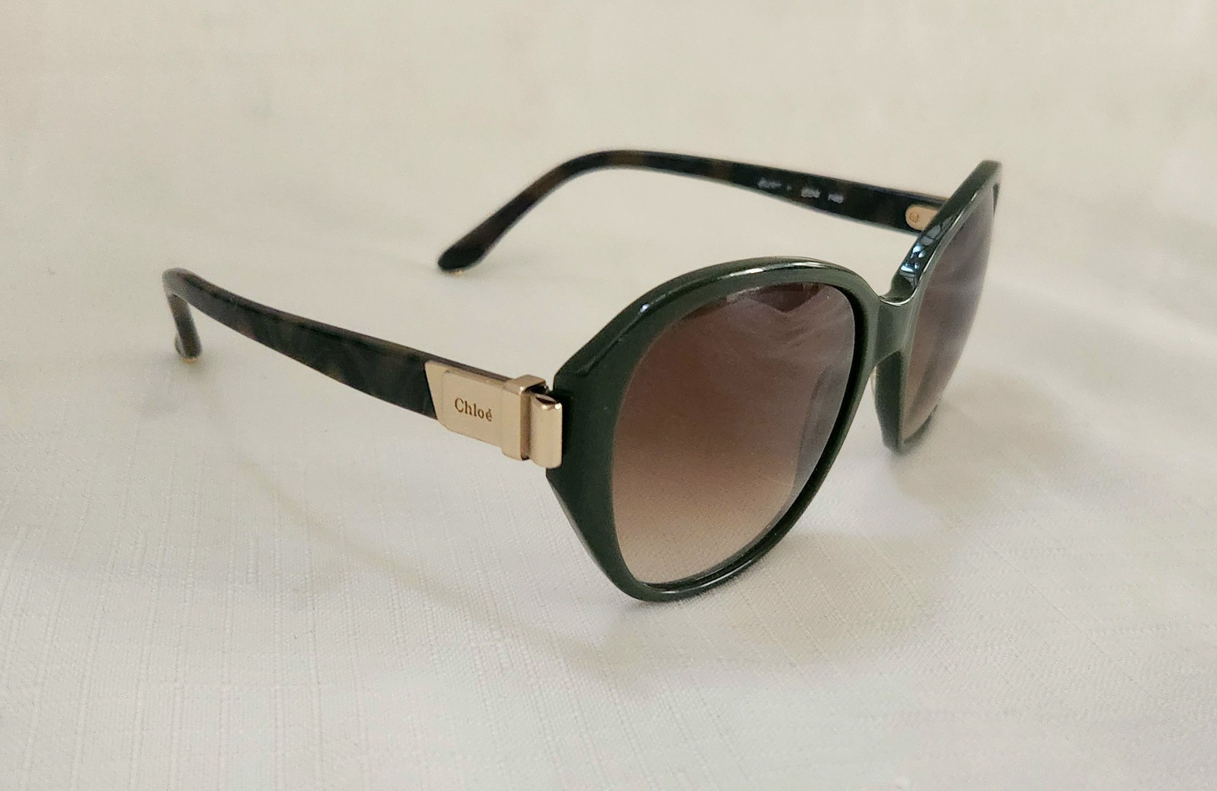 Chloe Chloe Green Brown Gradient Frame Sunglasses CL 2261 C04 140 Size ONE SIZE - 1 Thumbnail