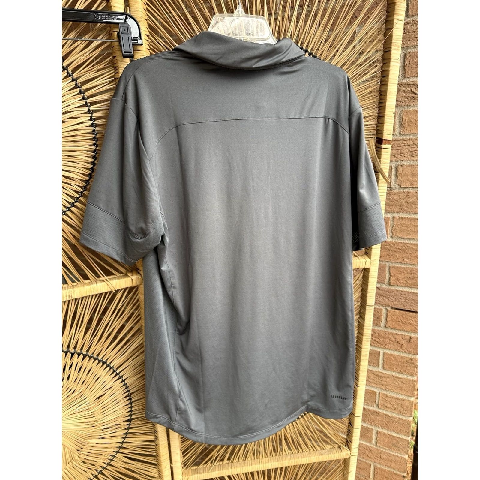Adidas Adidas Tech Polo Gray Size L New With Tags Mens Shirt Regular Fit Size US L / EU 52-54 / 3 - 4 Thumbnail