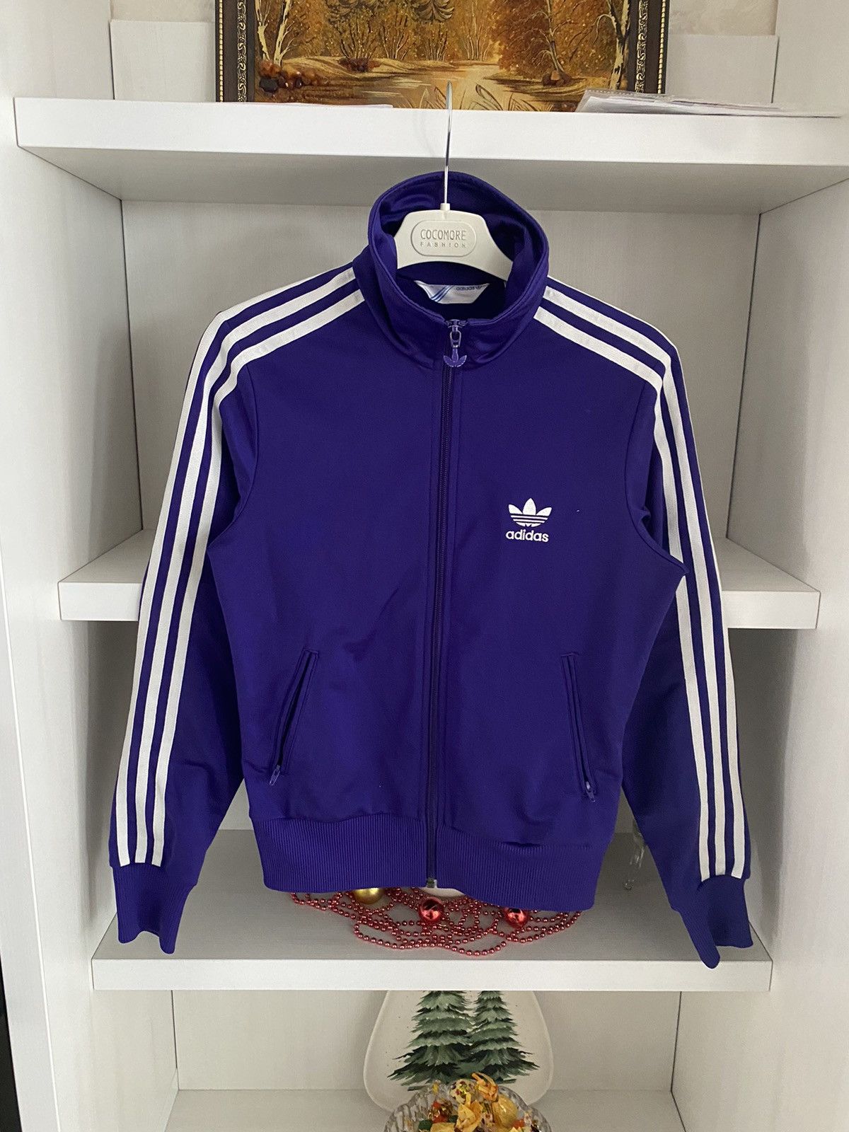 Adidas Vintage Adidas Zip Hoodie Japanese Avant-Garde Y2K Big Logo Size US S / EU 44-46 / 1 - 4 Thumbnail