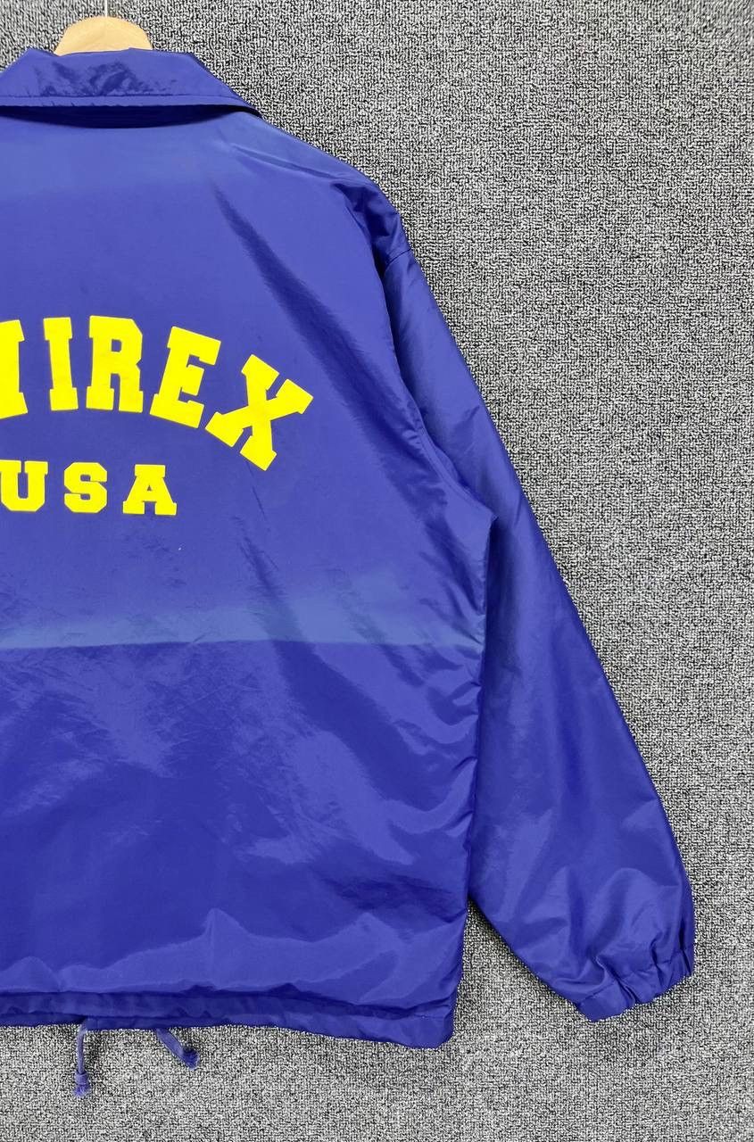 Avirex Vintage Avirex Spell Out Trashed Button Up Coach Jacket Size US M / EU 48-50 / 2 - 4 Thumbnail
