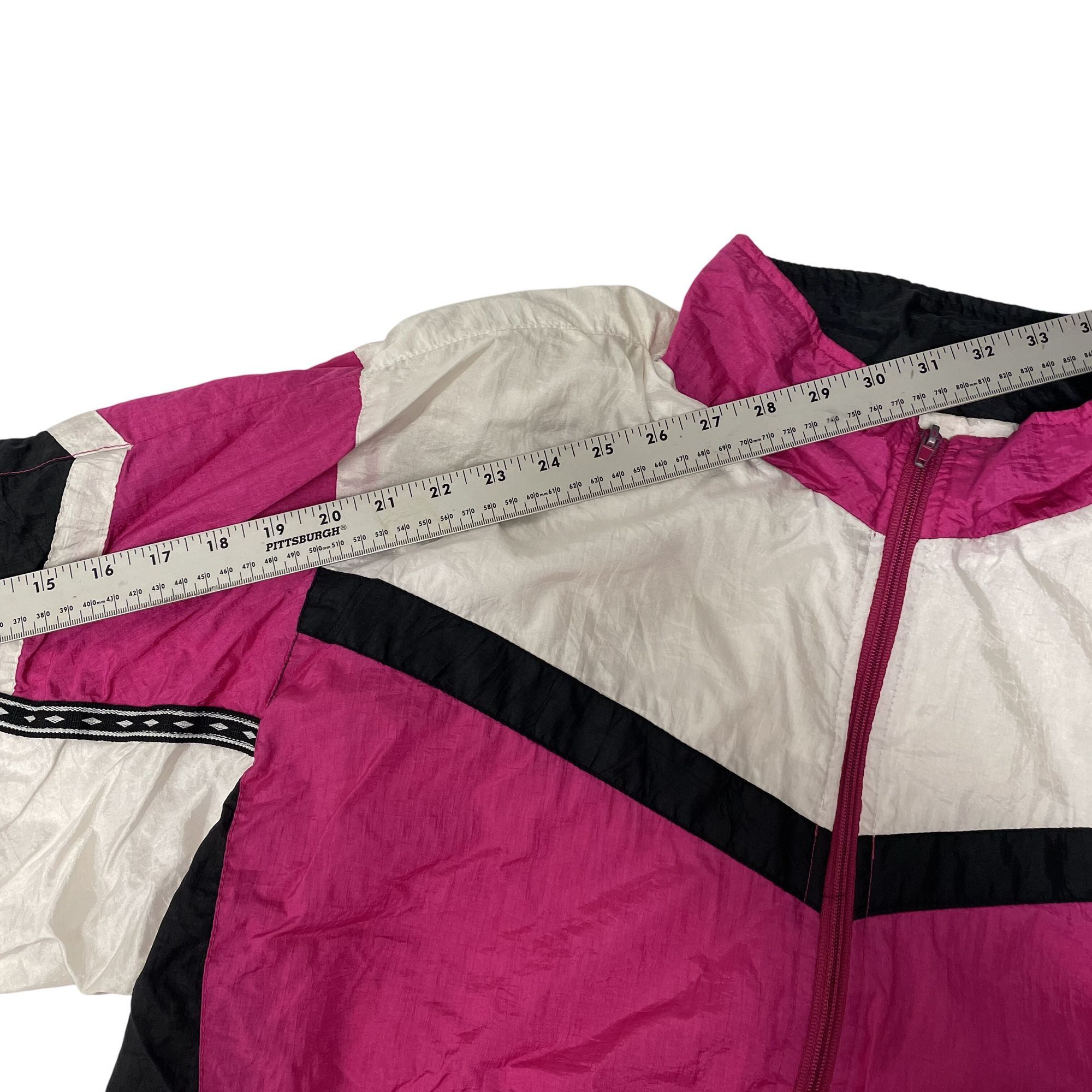 Other Vtg Sunterra HOT PINK COLOR BLOCK Streetwear Windbreaker Size XL / US 12-14 / IT 48-50 - 11 Thumbnail