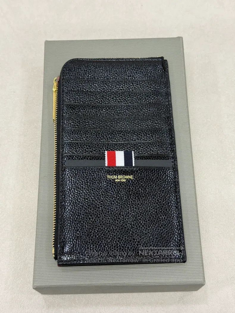 Thom Browne Thom Browne Zero wallet card clip card bag Size ONE SIZE - 2 Thumbnail