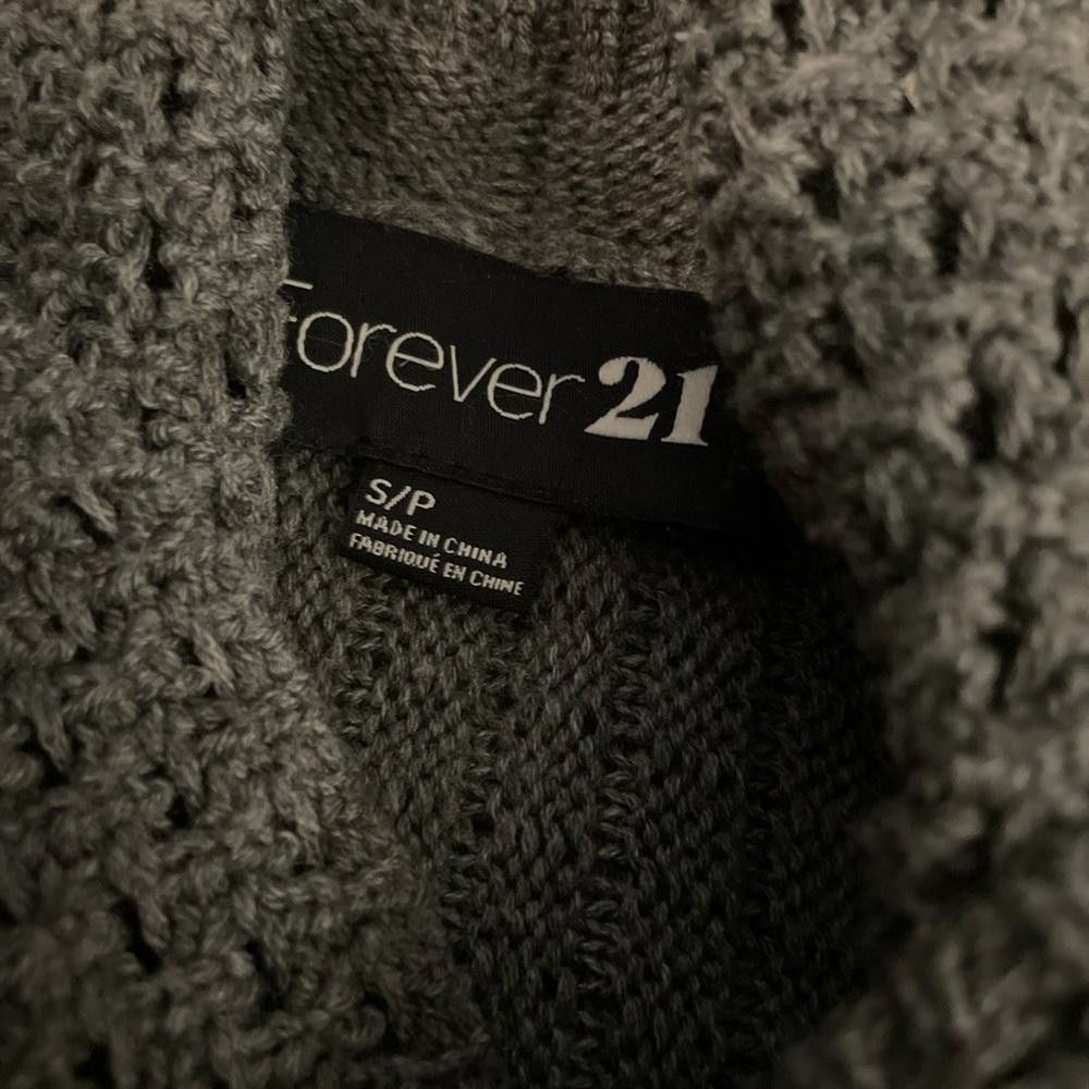 Designer Womens Grey Cardigan Sweater Size S / US 4 / IT 40 - 2 Thumbnail