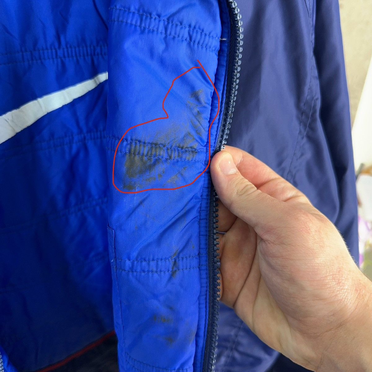 Nike × Vintage Vintage Nike Glasgow Rangers 1997 Jacket Reversibl Blue Size US L / EU 52-54 / 3 - 19 Thumbnail