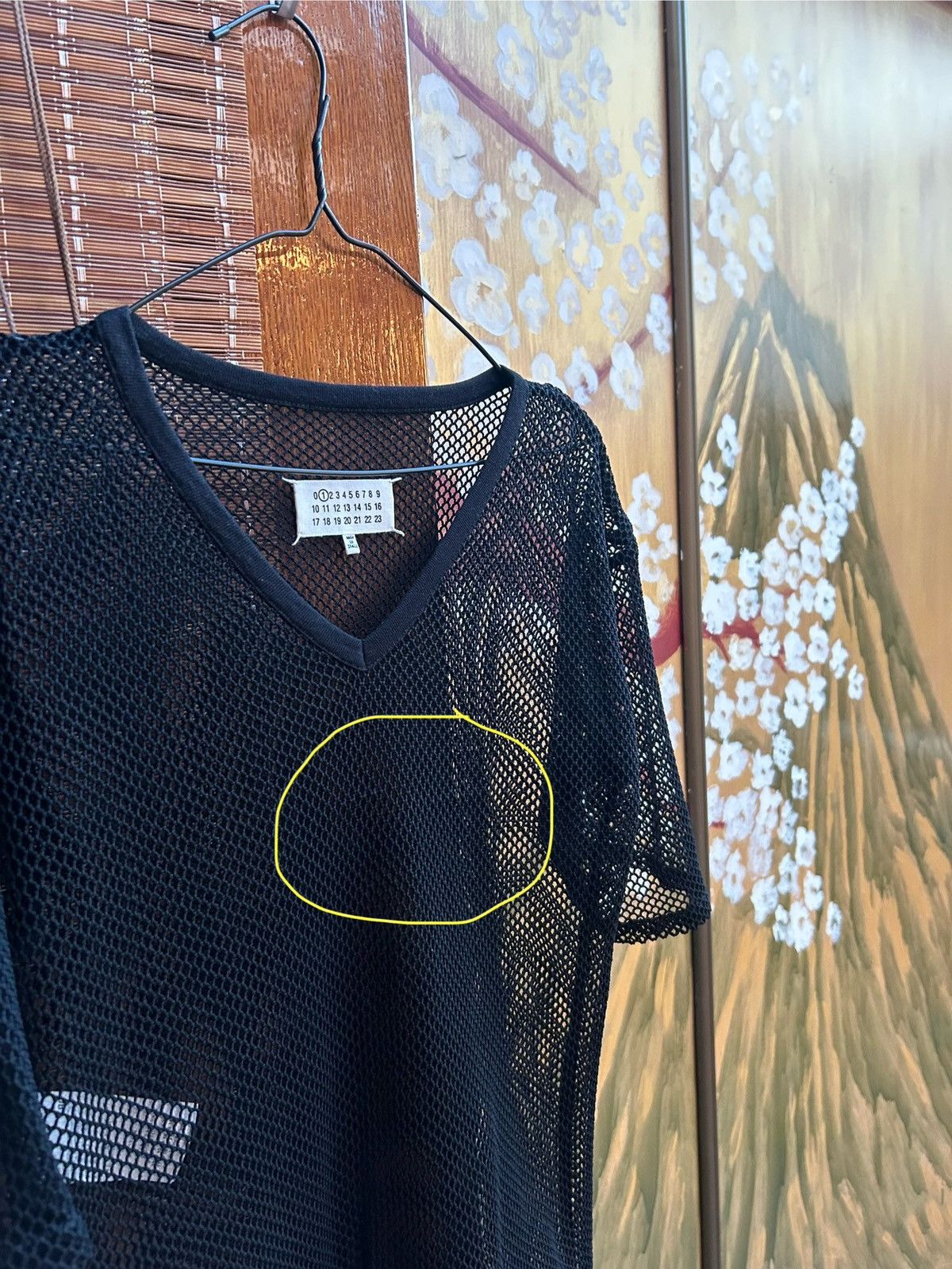 Maison Margiela Maison Martin Margiela Unisex Fishnet Knit Mesh V-Neck Top Size US S / EU 44-46 / 1 - 10 Thumbnail