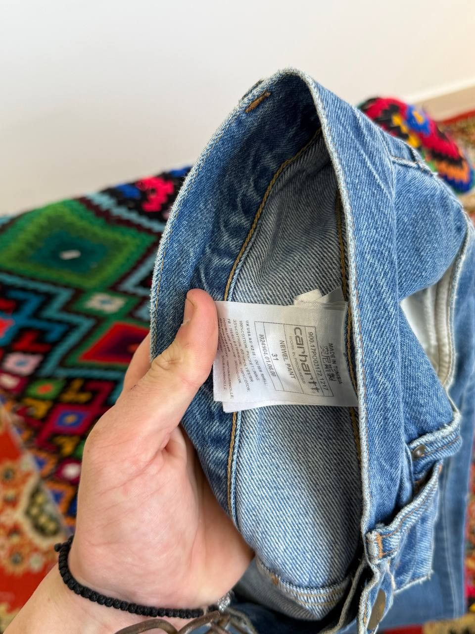 Carhartt Vintage 90s Carhartt Single Knee Work Pants Carpenter Jeans Size US 30 / EU 46 - 10 Thumbnail