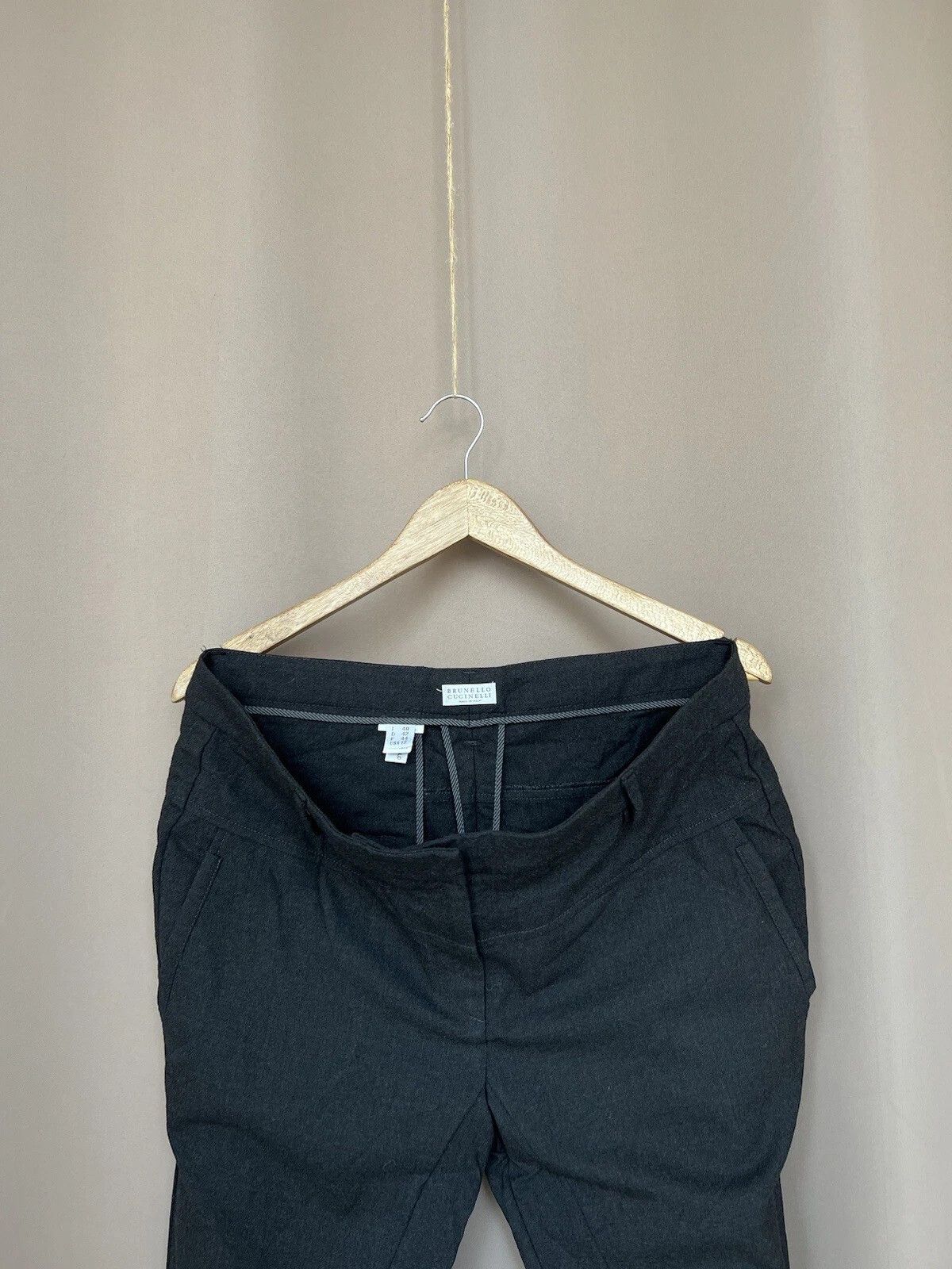 Brunello Cucinelli Brunello Cucinelli Wool Pants Womens Size M/L or US 12 Size 34" / US 12 / IT 48 - 3 Thumbnail