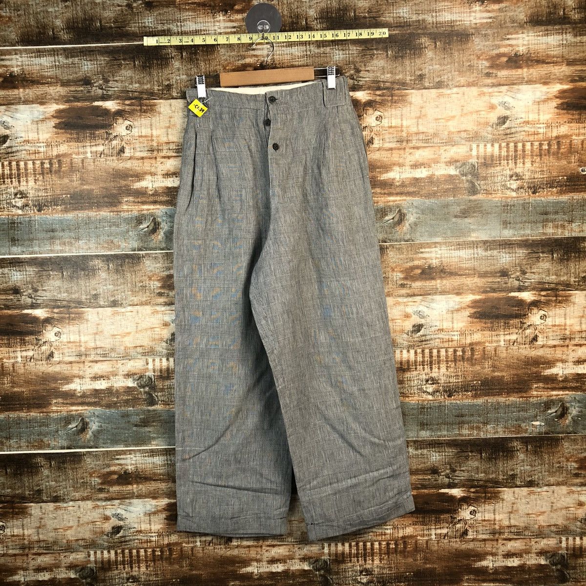 Issey Miyake DL Issey Miyaki Japan Gray palazo Pants #C639 Size 25" / US 0 / IT 36 - 1 Thumbnail