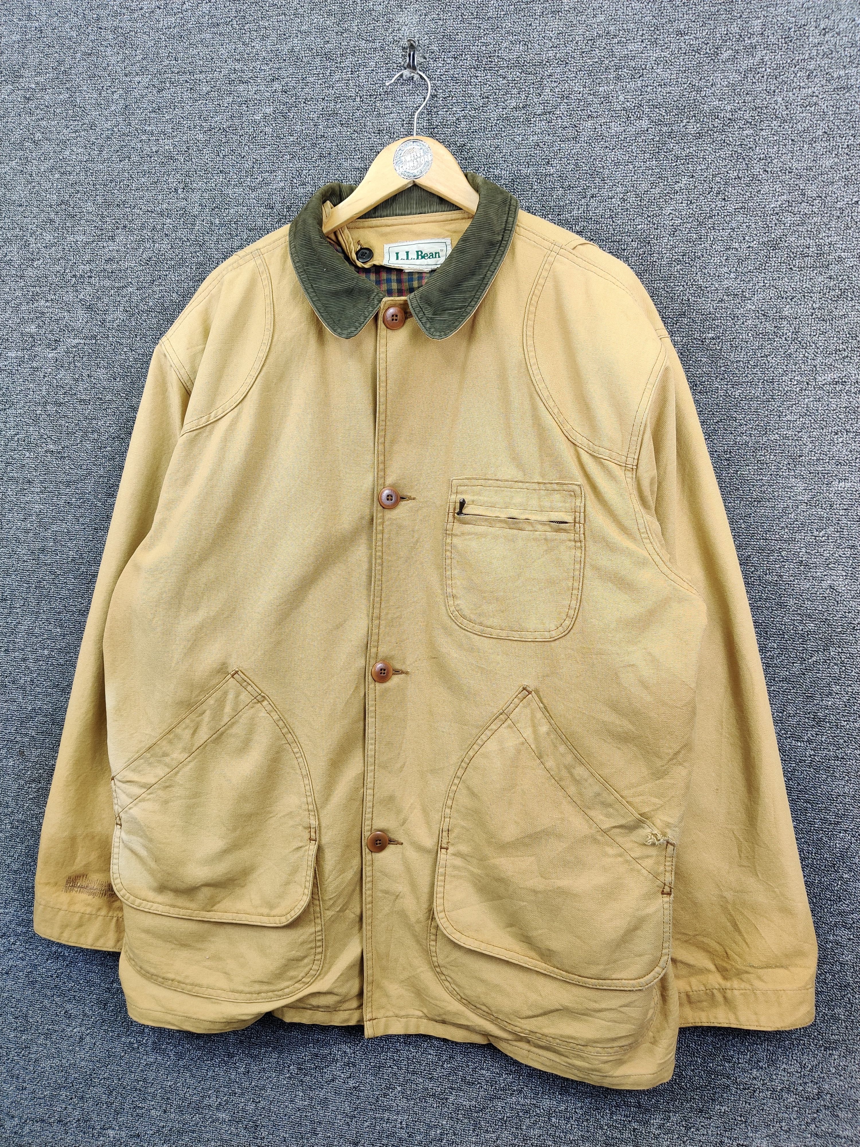 L.L. Bean Vintage 90s L.L. Bean Field Chore Jacket Size US L / EU 52-54 / 3 - 2 Thumbnail