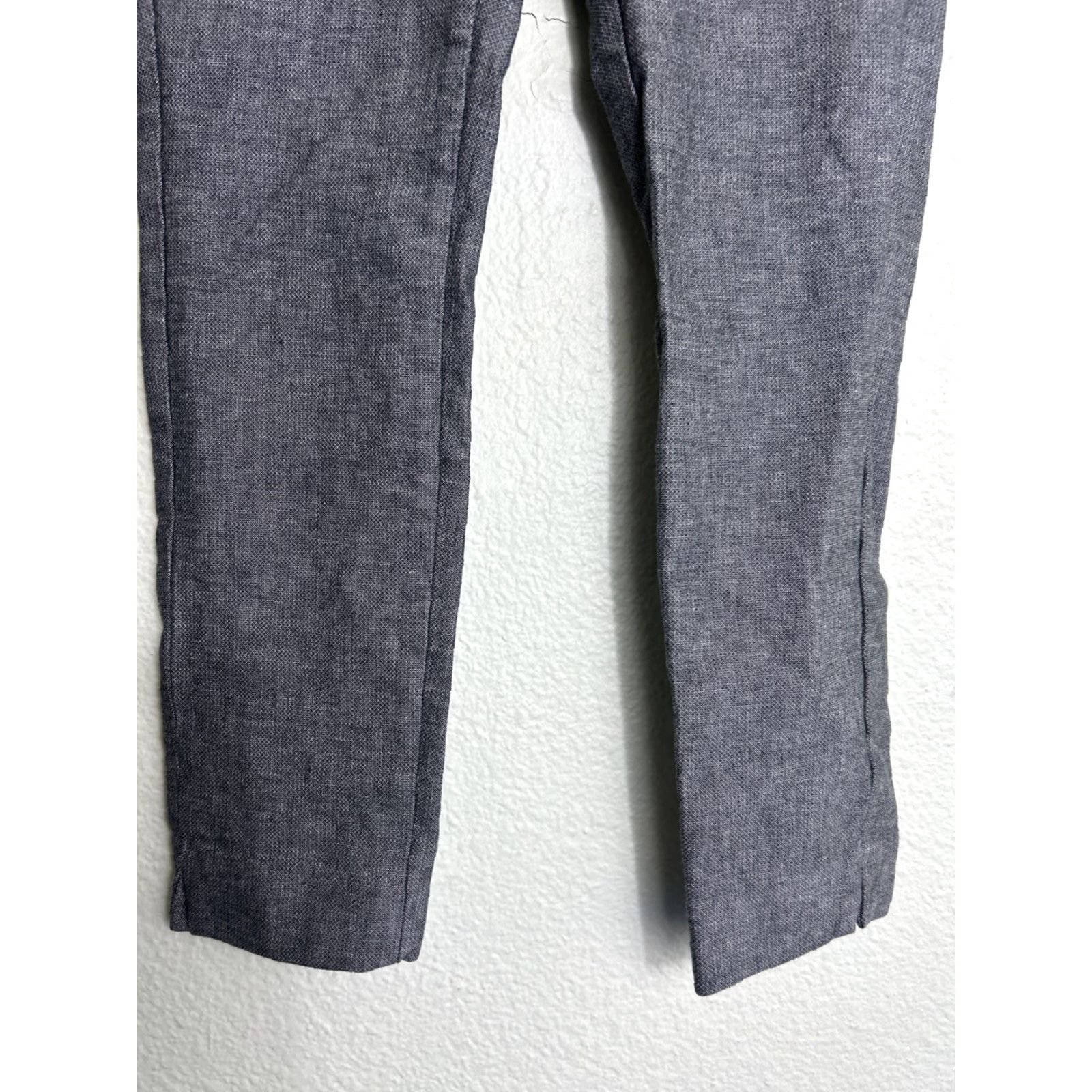 Banana Republic VINTAGE? Wait not vintage. Banana Republic Sloan Pants Women’s 4P Petite Gray Cotton Rayon Dress Pants Slim Fit 30x25 Womens Size 27" / US 4 / IT 40 - 2 Thumbnail