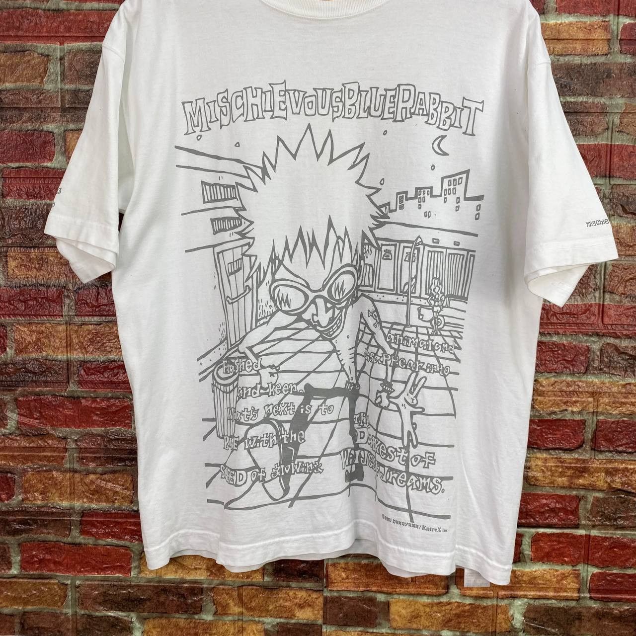 Japanese Brand ANIME JAPAN Crazy Mad Punk Mischievous Blue Rabbit anime Size US M / EU 48-50 / 2 - 3 Thumbnail