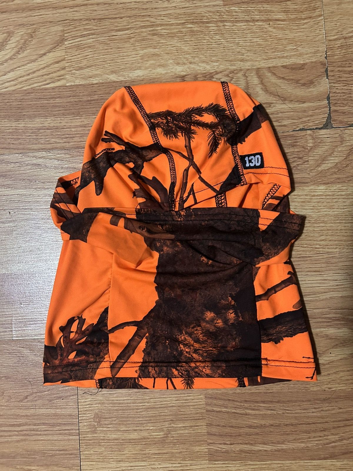 130 World 130 work orange camo ski masj Size 34 - 3 Thumbnail