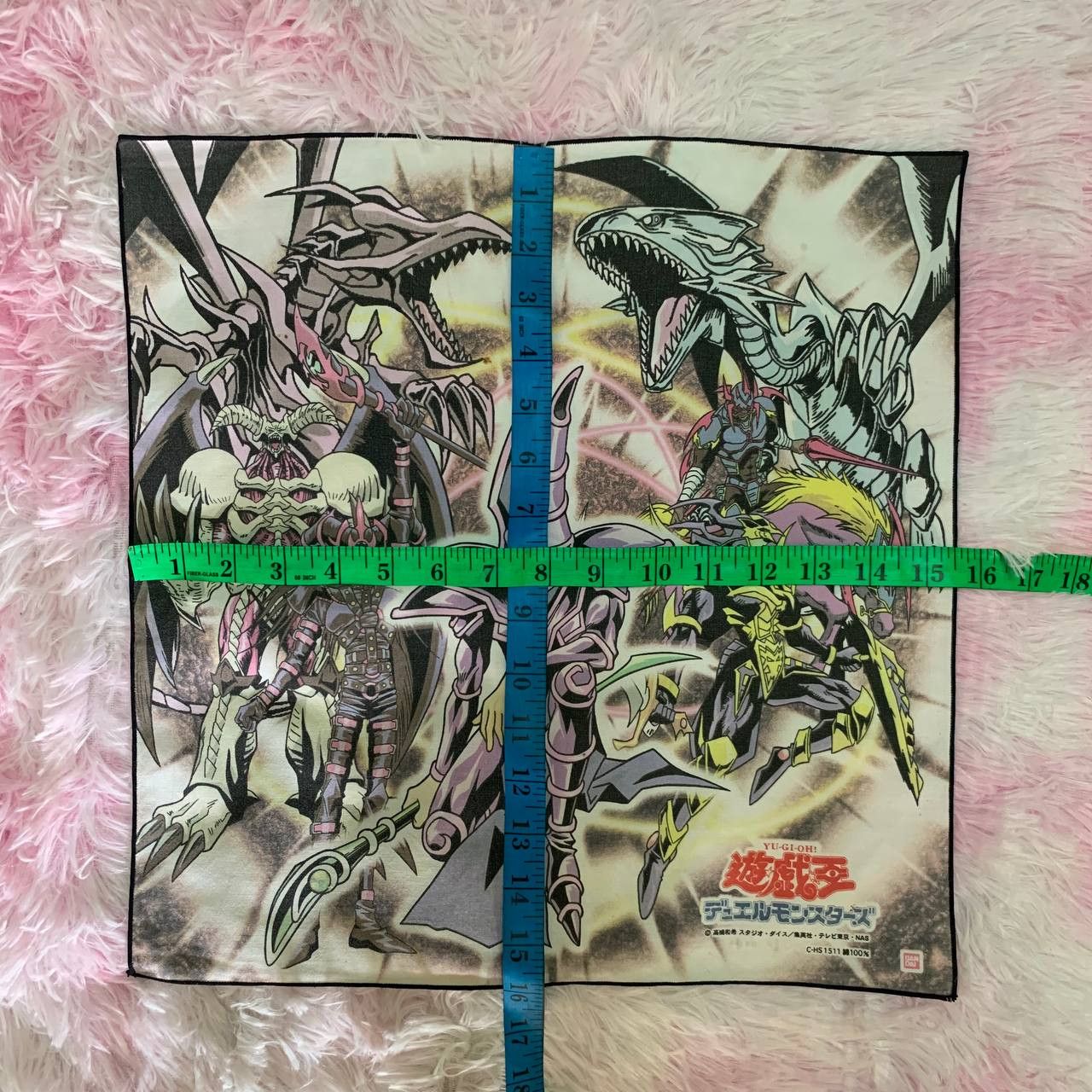 Anime × Japanese Brand × Vintage RARE Vintage Yu-Gi-Oh! Handkerchief Bandana Anime Manga Size ONE SIZE - 3 Thumbnail