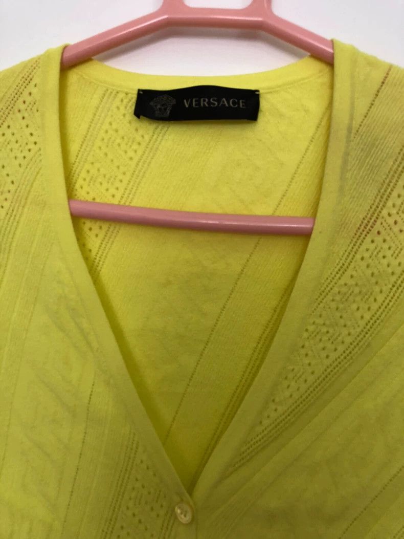 Versace Versace Women's thin knitted cardigan coat Size S / US 4 / IT 40 - 2 Thumbnail
