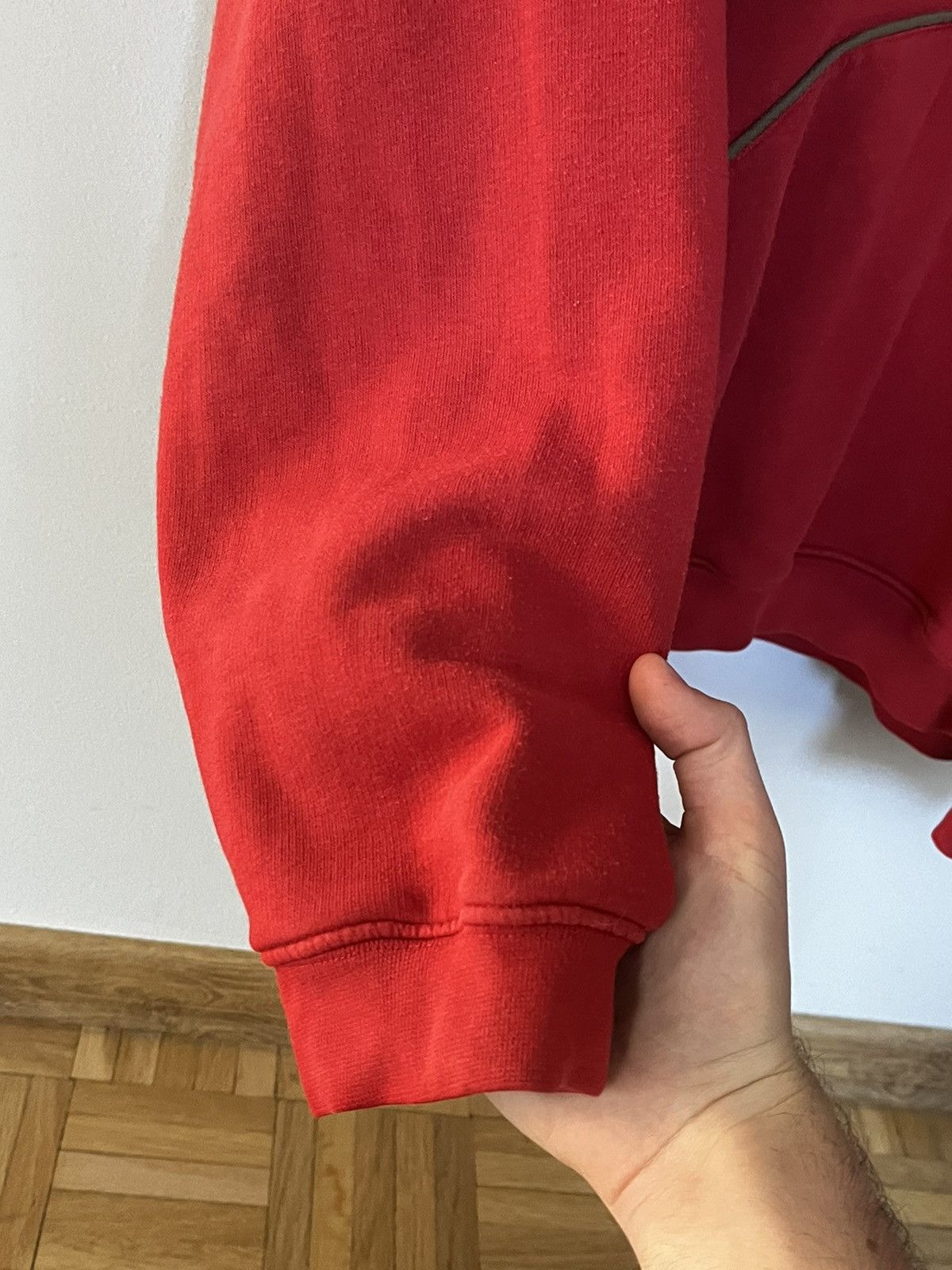 Japanese Brand × Nike Nike hoodie distressed 00s red Size US L / EU 52-54 / 3 - 21 Thumbnail