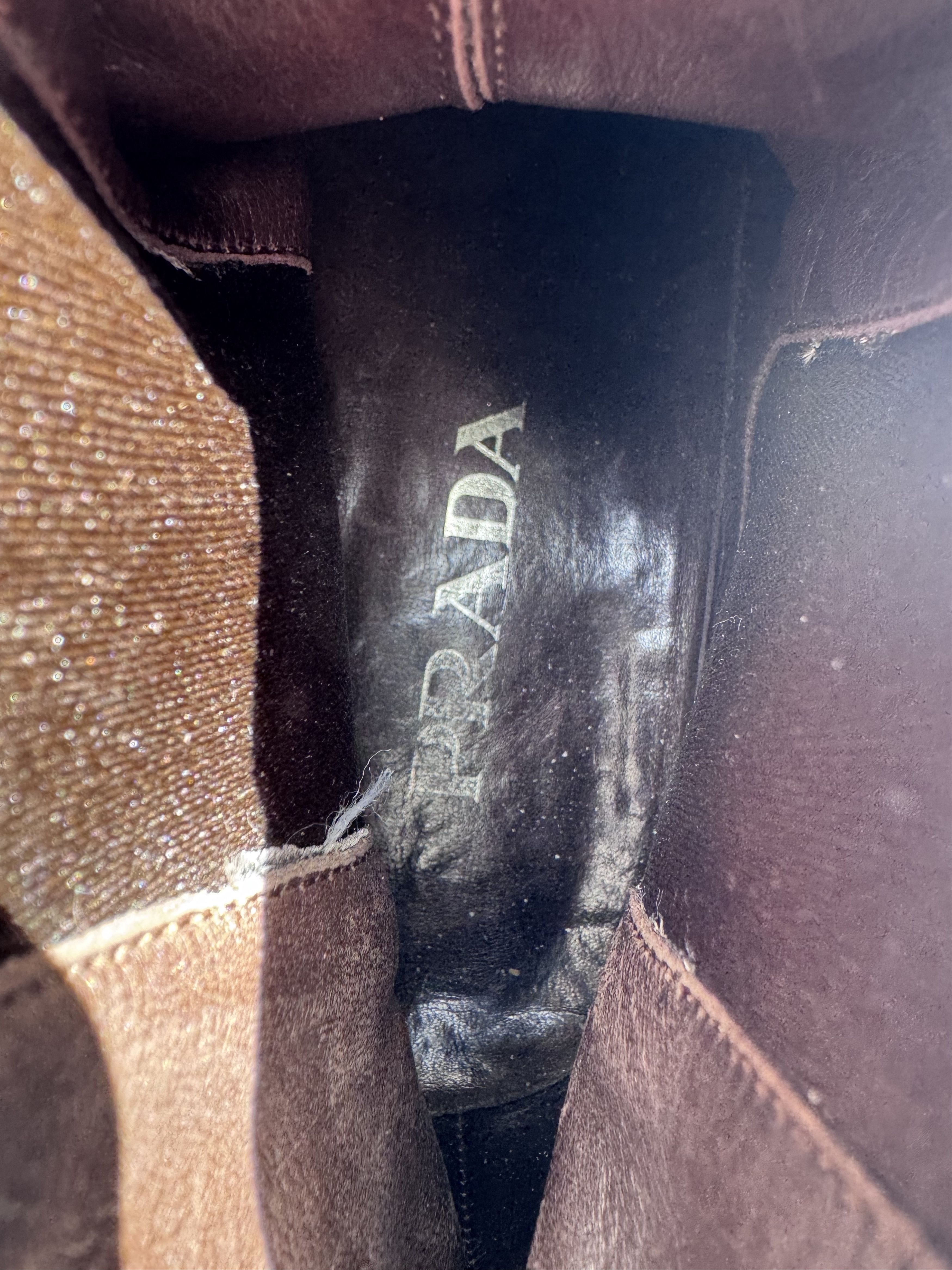 Prada VTG Prada Chelsea Boots Brown Men Suede Shoes Italy Size US 8 / EU 41 - 8 Thumbnail