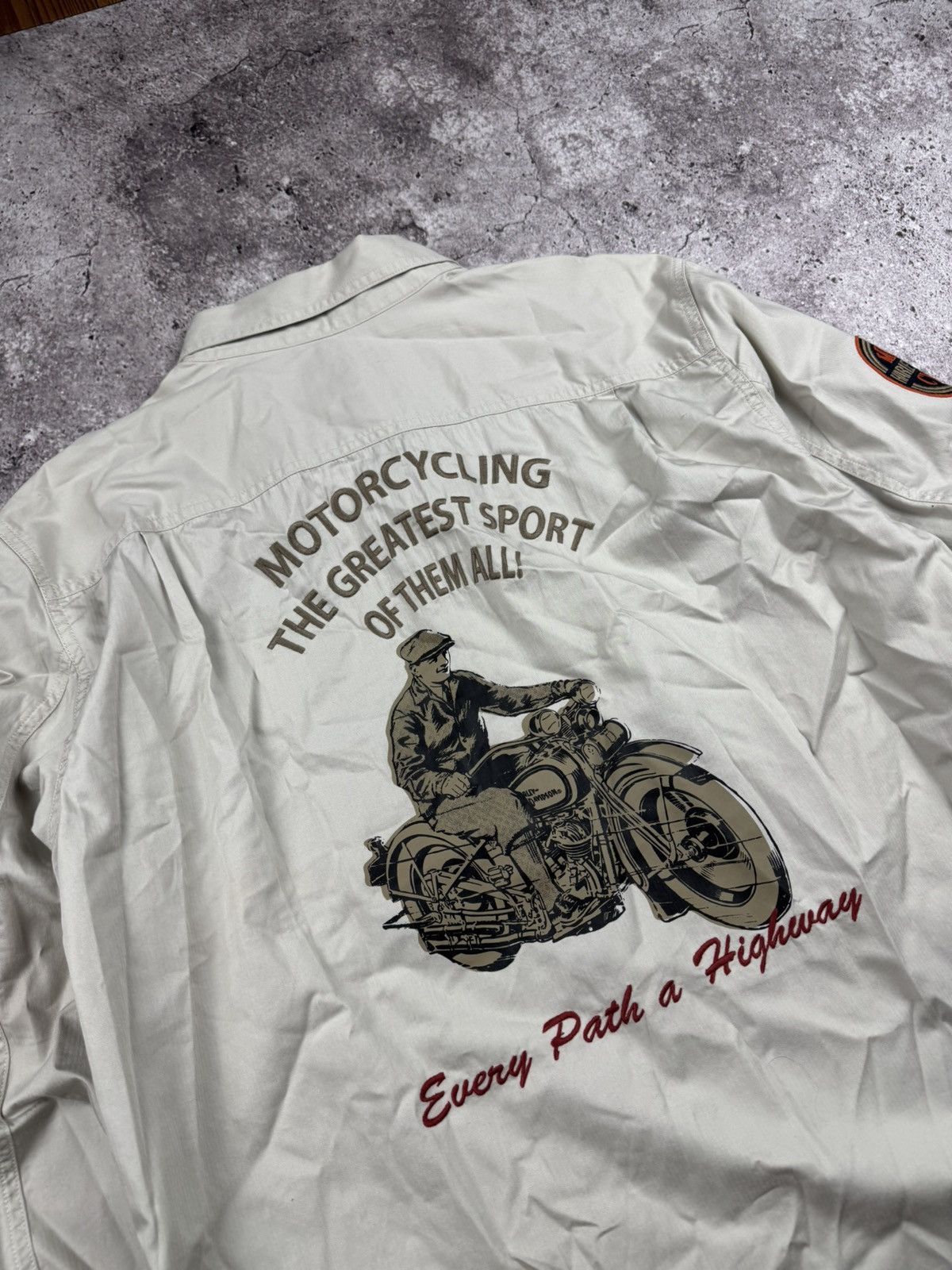 Harley Davidson Harley Davidson Motorcycles big logo Y2K Shirt long Sleeve Size US L / EU 52-54 / 3 - 2 Thumbnail