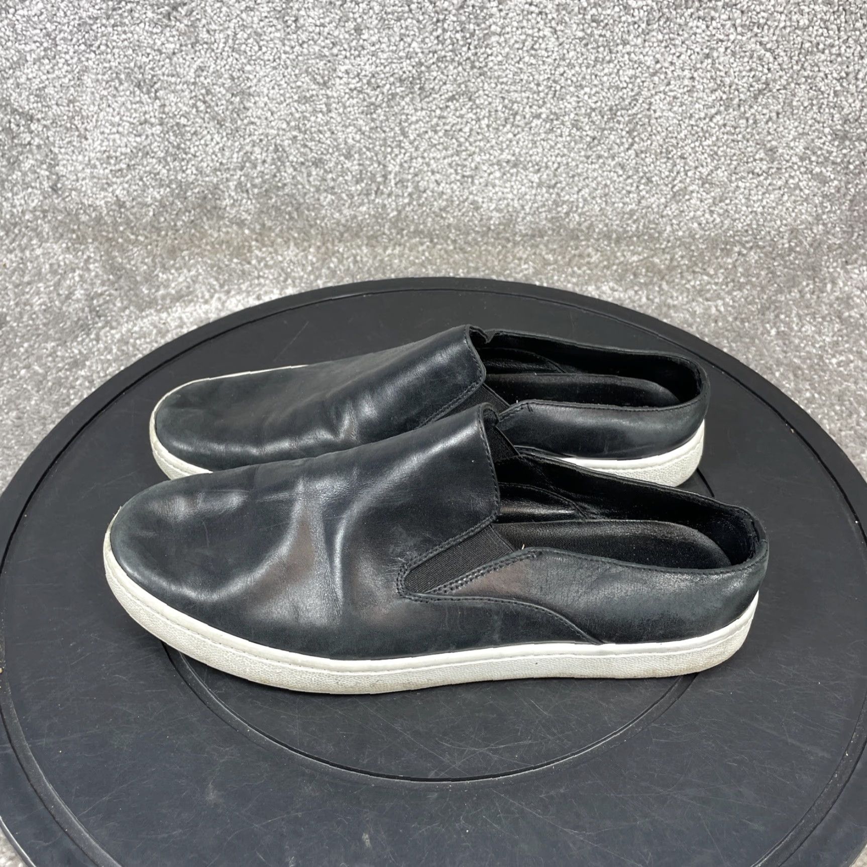 Vince Camuto Vince Ranger Sneaker Mens Size 6.5 Blue Suede Slip On Vince Camuto Casual Shoes Size US 6.5 / EU 39-40 - 5 Thumbnail