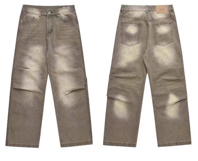 Japanese Brand × Vintage Vintage street washed and distressed frayed baggy jeans Size US 30 / EU 46 - 5 Thumbnail