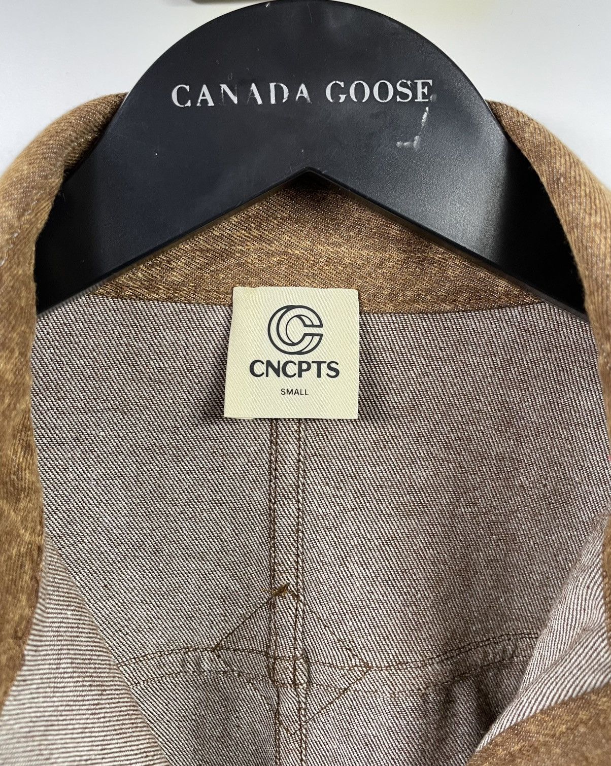 Other CNCPTS Brown Denim Rugby Long Sleeve Shirt Small Size S / US 4 / IT 40 - 3 Thumbnail