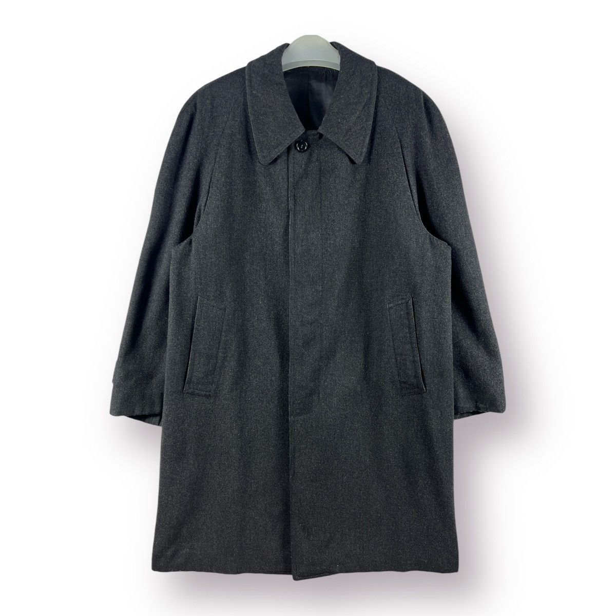 DAKS × Liberty × Vintage 🔥Rare🔥 Vintage Daks London Wool Hidden Button Long Coat Size US M / EU 48-50 / 2 - 1 Thumbnail