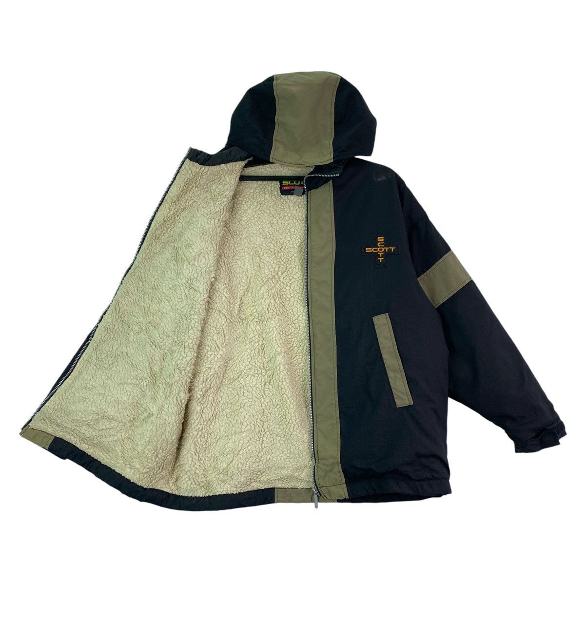 Japanese Brand Scott by Goldwin shearling lined motorcycle jacket Size US M / EU 48-50 / 2 - 3 Thumbnail