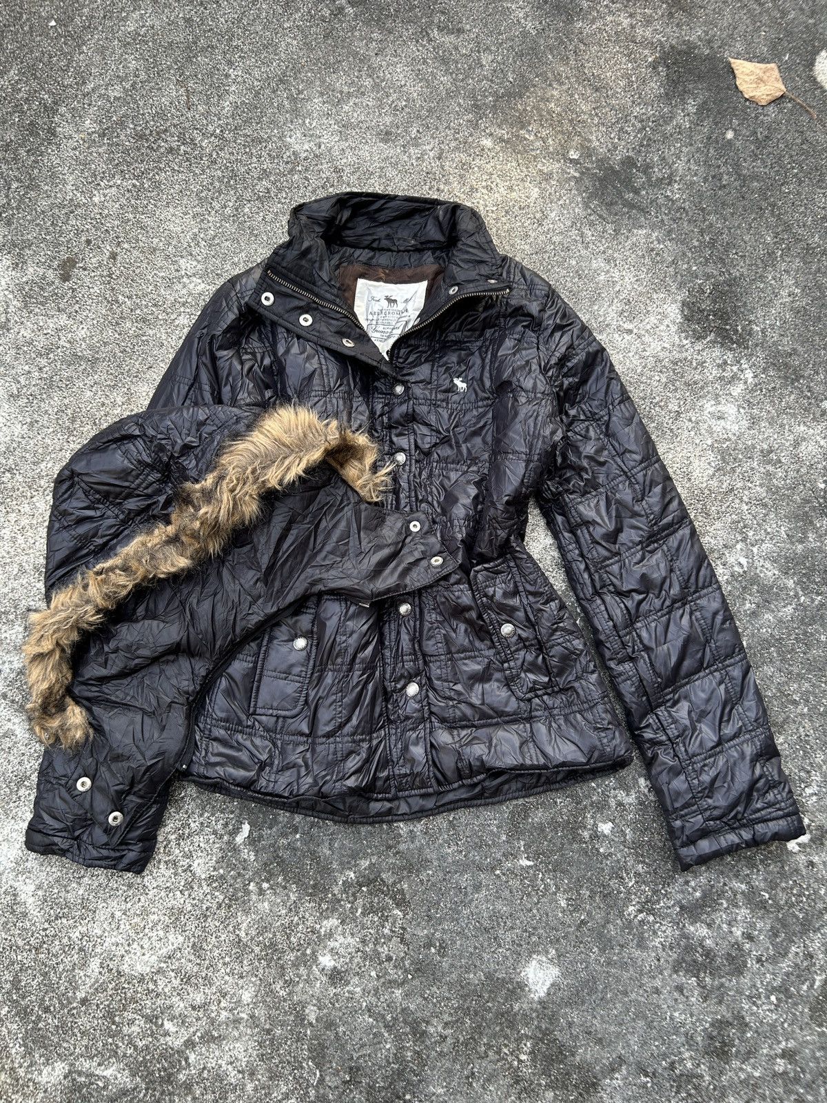 Hysteric Glamour 2000s Japanese archive Fur Jacket down Size US XXS / EU 40 - 4 Thumbnail