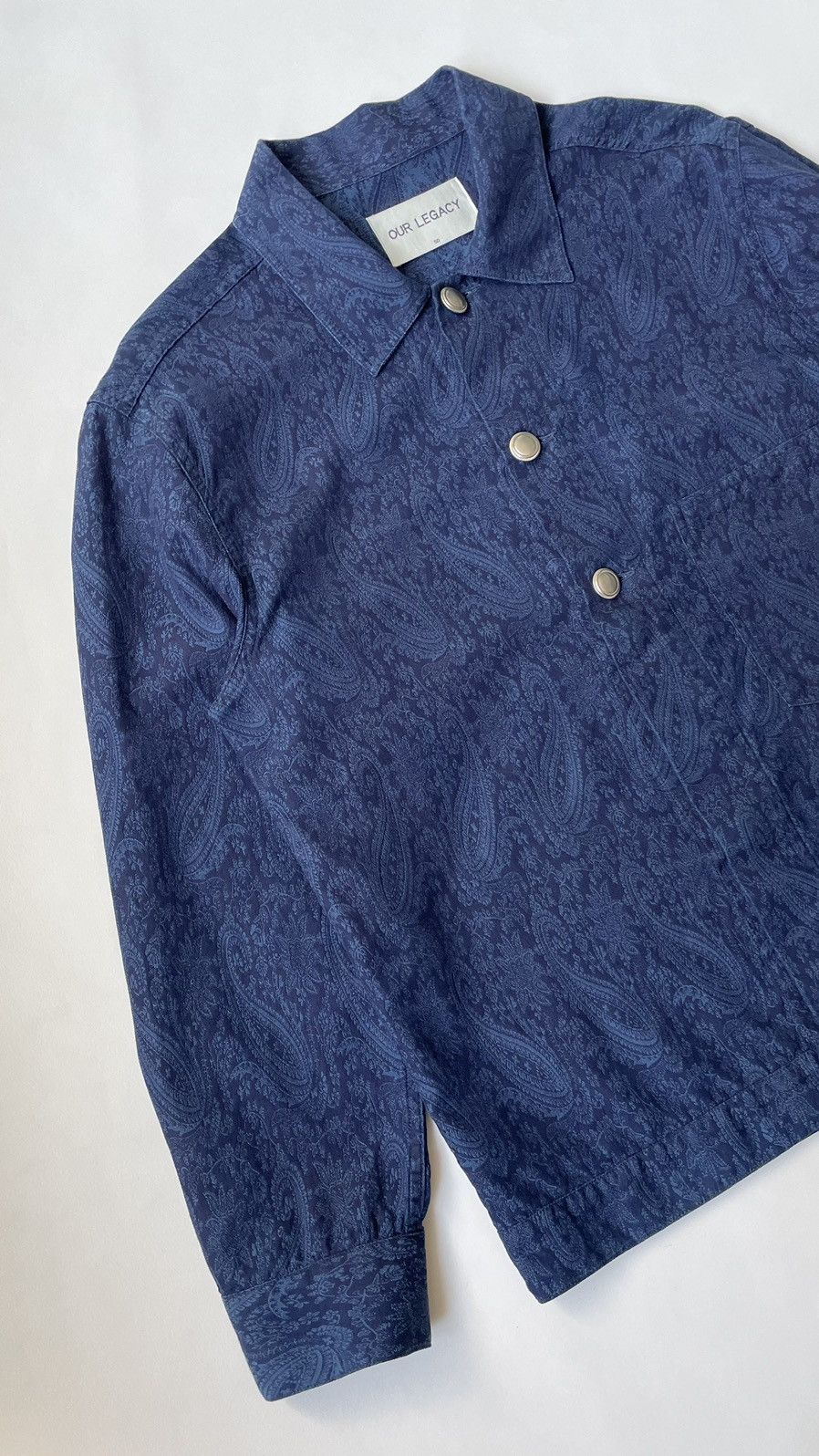 Our Legacy ‘Indigo Paisley’ Denim Jacket Size US M / EU 48-50 / 2 - 4 Thumbnail