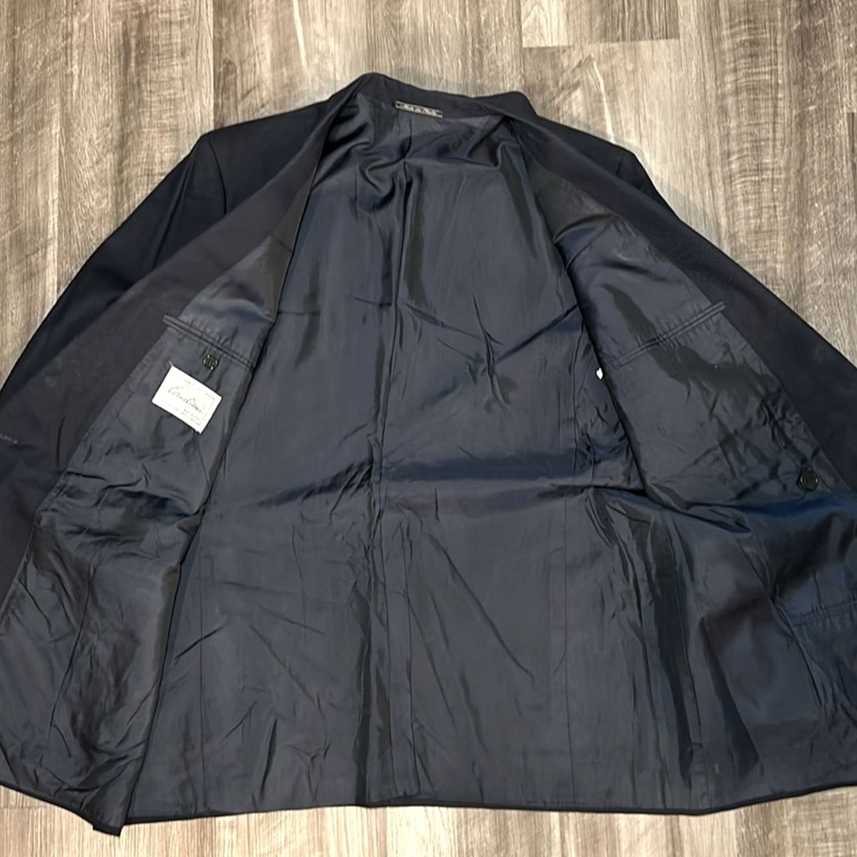 Corneliani Corneliani Blazer - 43L Wool Navy/Blue 2 Piece Men Regular Made in Italy Size 46R - 7 Thumbnail