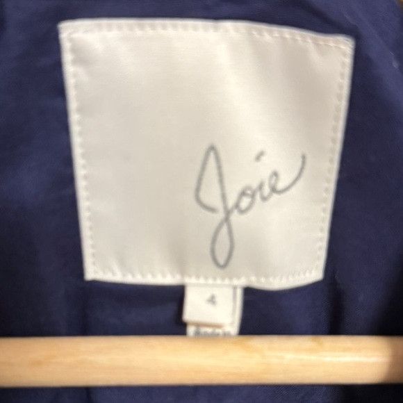 Joie Joie Navy Linen Blend Blazer Size 4 Size S / US 4 / IT 40 - 4 Thumbnail