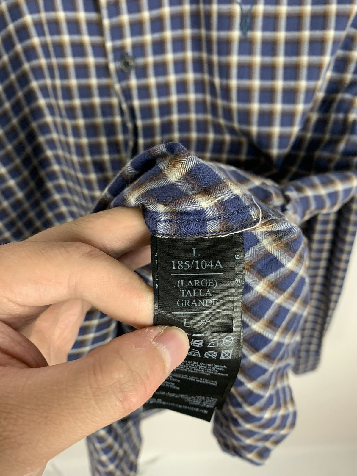 Allsaints Allsaints Plaid Shirt Buttons Ups Men’s Size L Long Sleeve Size US L / EU 52-54 / 3 - 6 Thumbnail