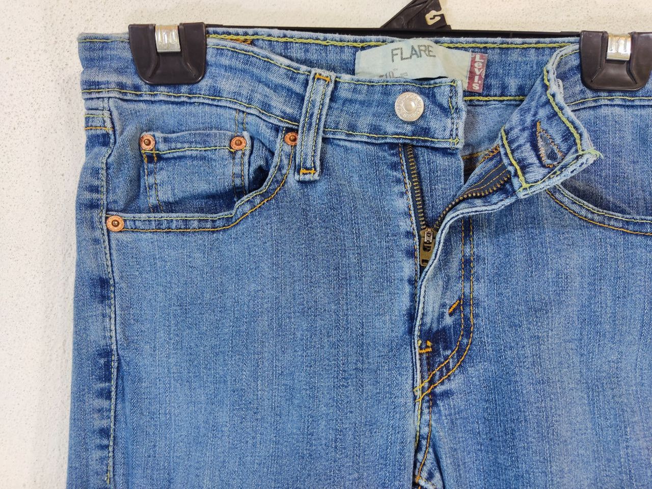 Levi's vintage levis 519 flare bootcut denim Size 30" / US 8 / IT 44 - 8 Thumbnail