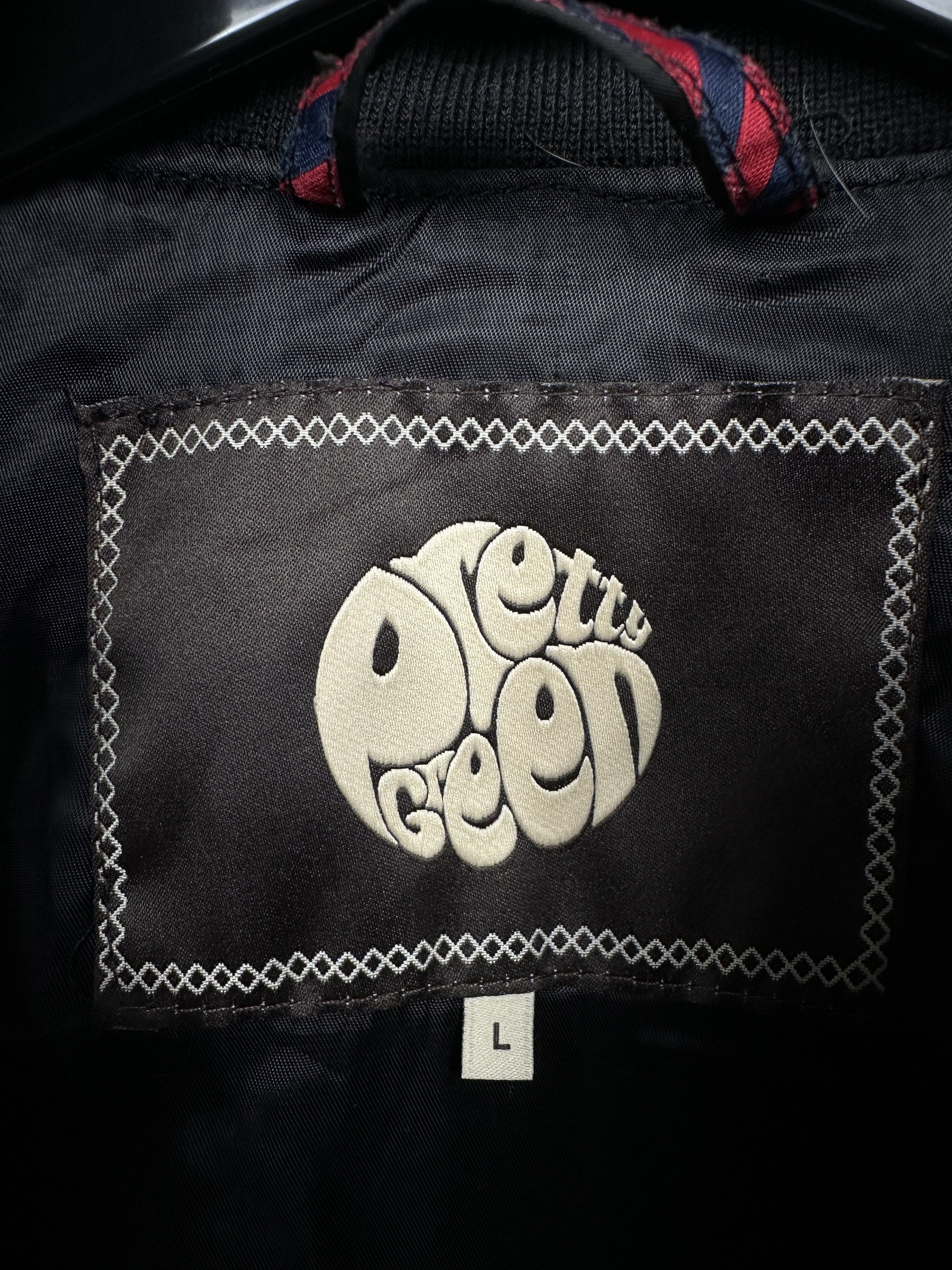 Pretty Green × Vintage Pretty Green Vintage Mens Nylon Bomber Jacket Size US L / EU 52-54 / 3 - 4 Thumbnail