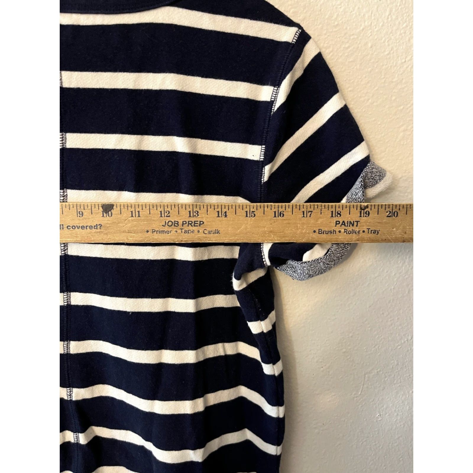 Gap Gap Shirt Dress Women S Cotton Blue Striped Short Sleeve T-Shirt Dress 100% Jersey Crew Neck Size S / US 4 / IT 40 - 4 Thumbnail