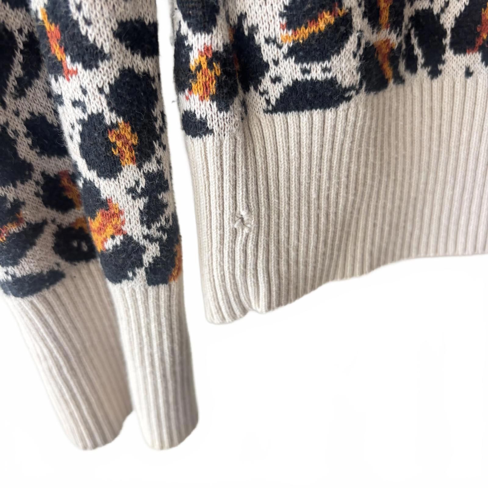 Volcom Volcom Women's Leopard Print Crew Neck Sweater Size S / US 4 / IT 40 - 5 Thumbnail