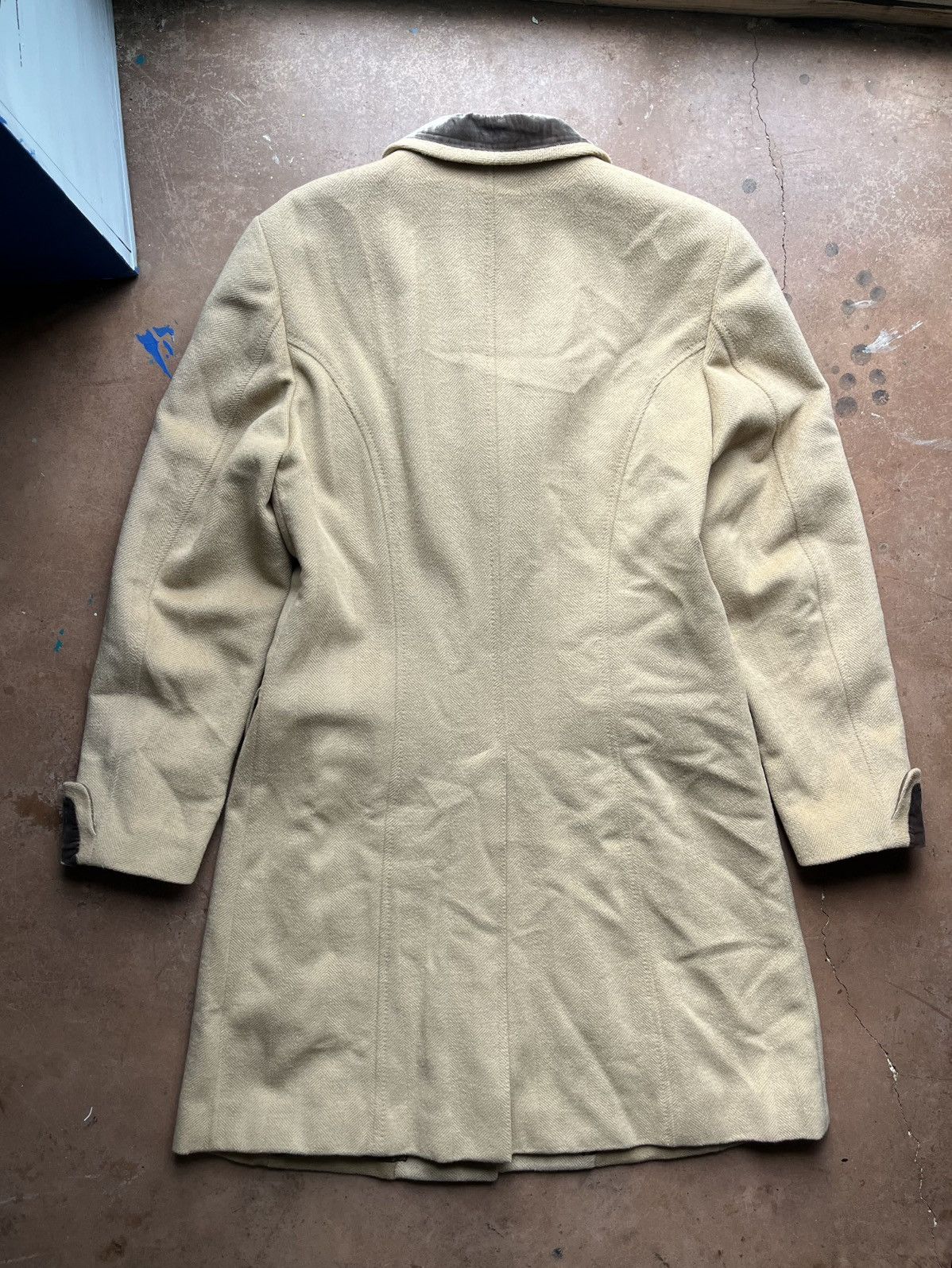 Paul smith angora wool chester coat