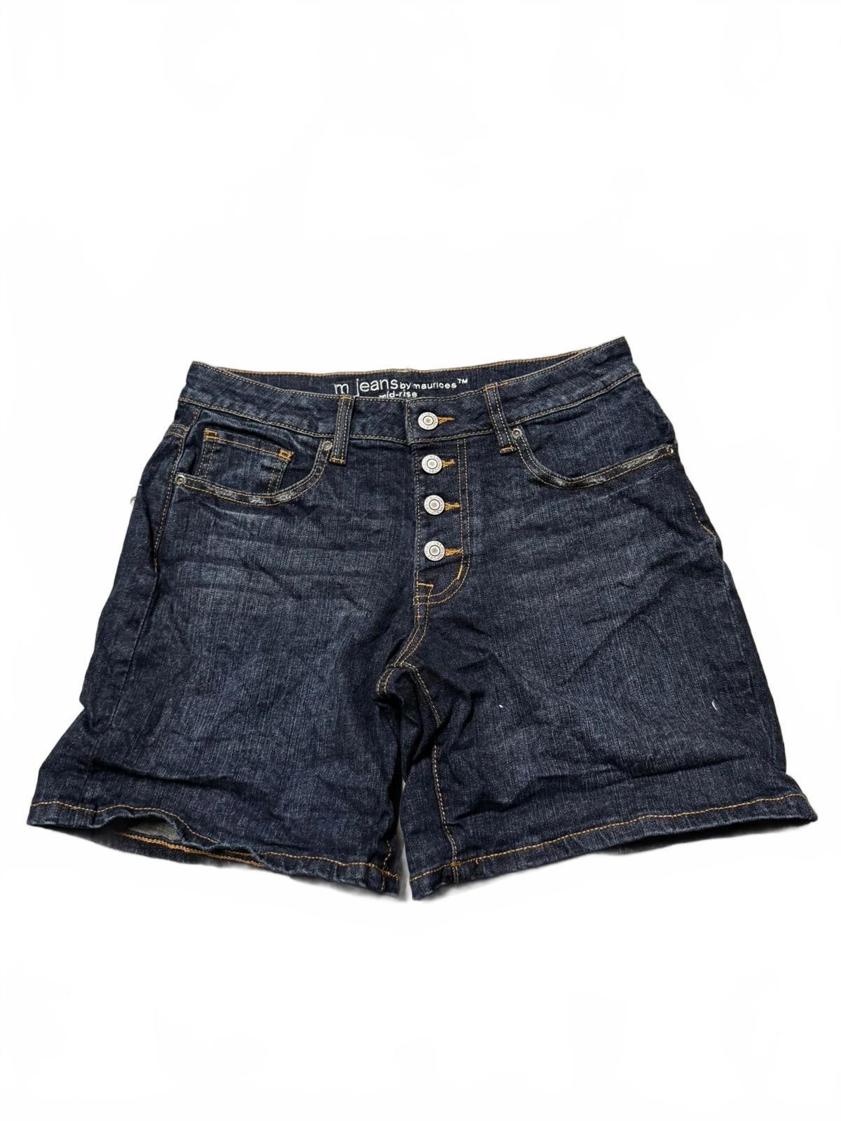 Designer M Jeans Mid Rise Denim Shorts - Size 4 Size 25" / US 0 / IT 36 - 2 Thumbnail
