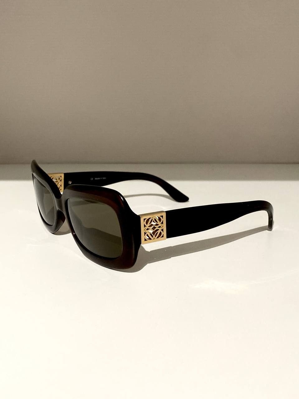 Loewe LOEWE Logo Rectangular Oversized Retro Sunglasses Vintage Size ONE SIZE - 7 Thumbnail