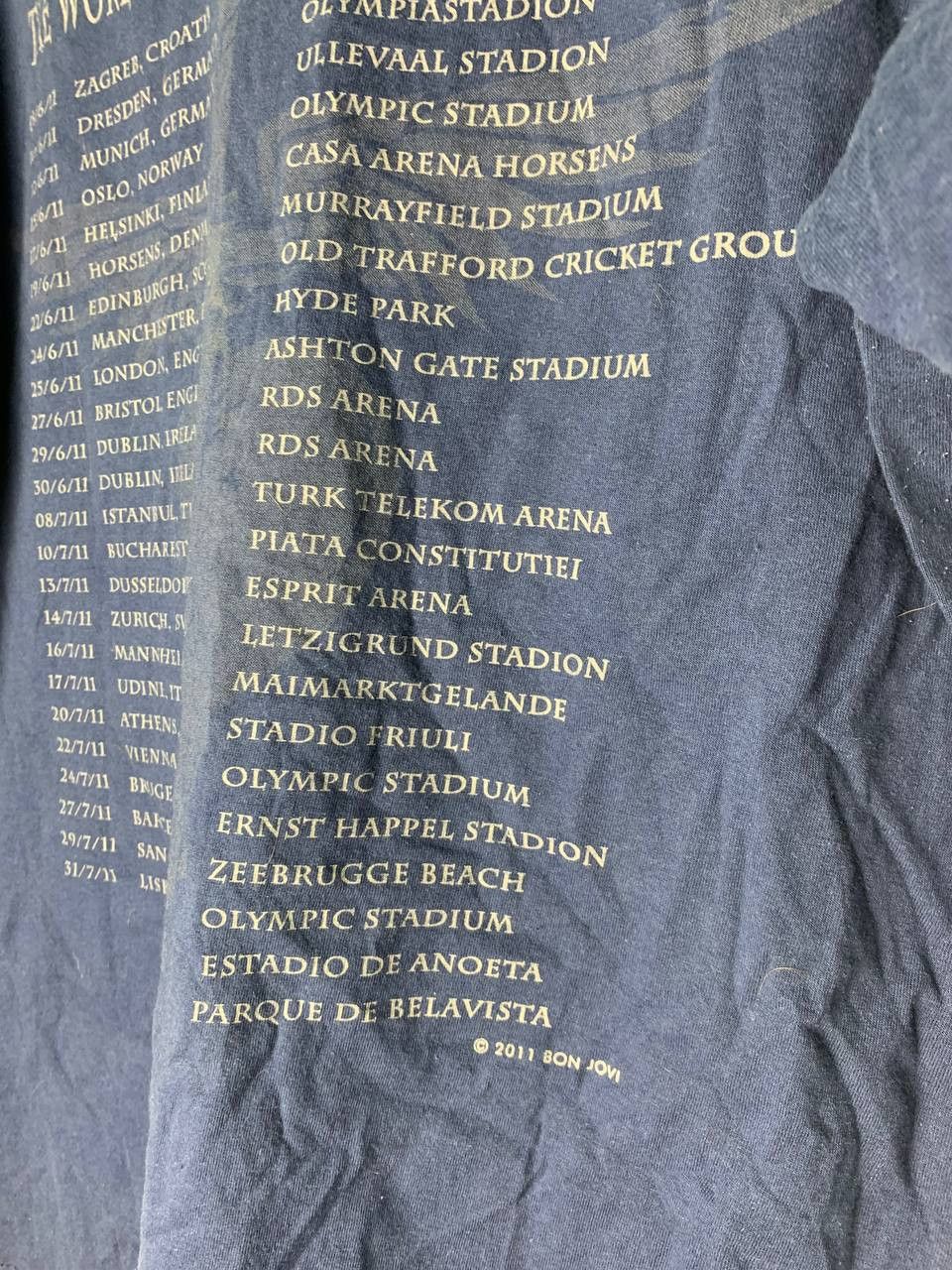 Band Tees vintage streetwear band rock tour bon jovi t-shirt Size US M / EU 48-50 / 2 - 4 Thumbnail