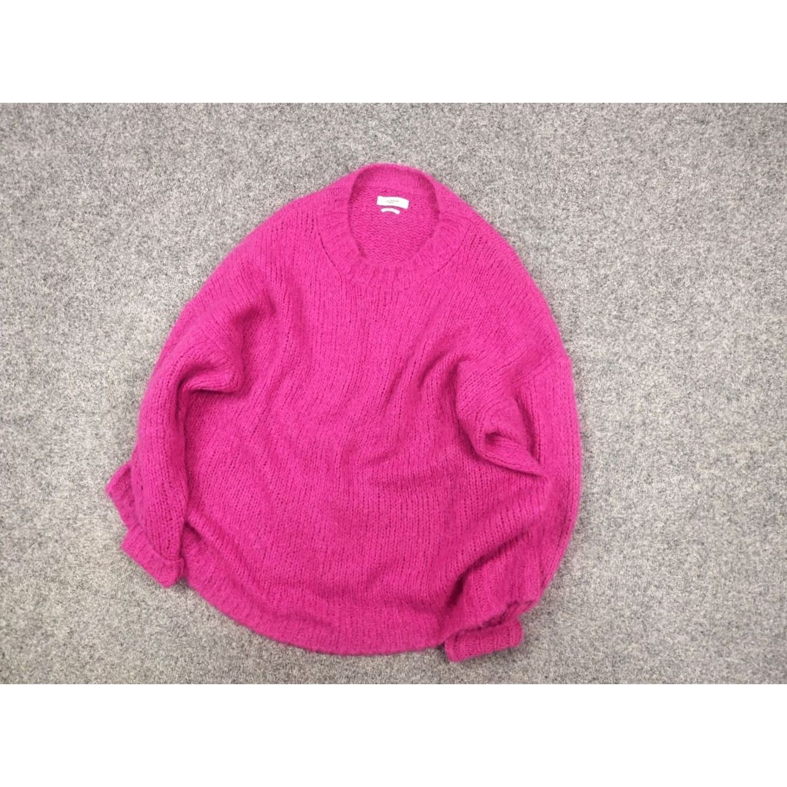 Vintage Isabel Marant Etoile Design Sayers Pink Knit Oversized Sweater Size L / US 10 / IT 46 - 3 Thumbnail