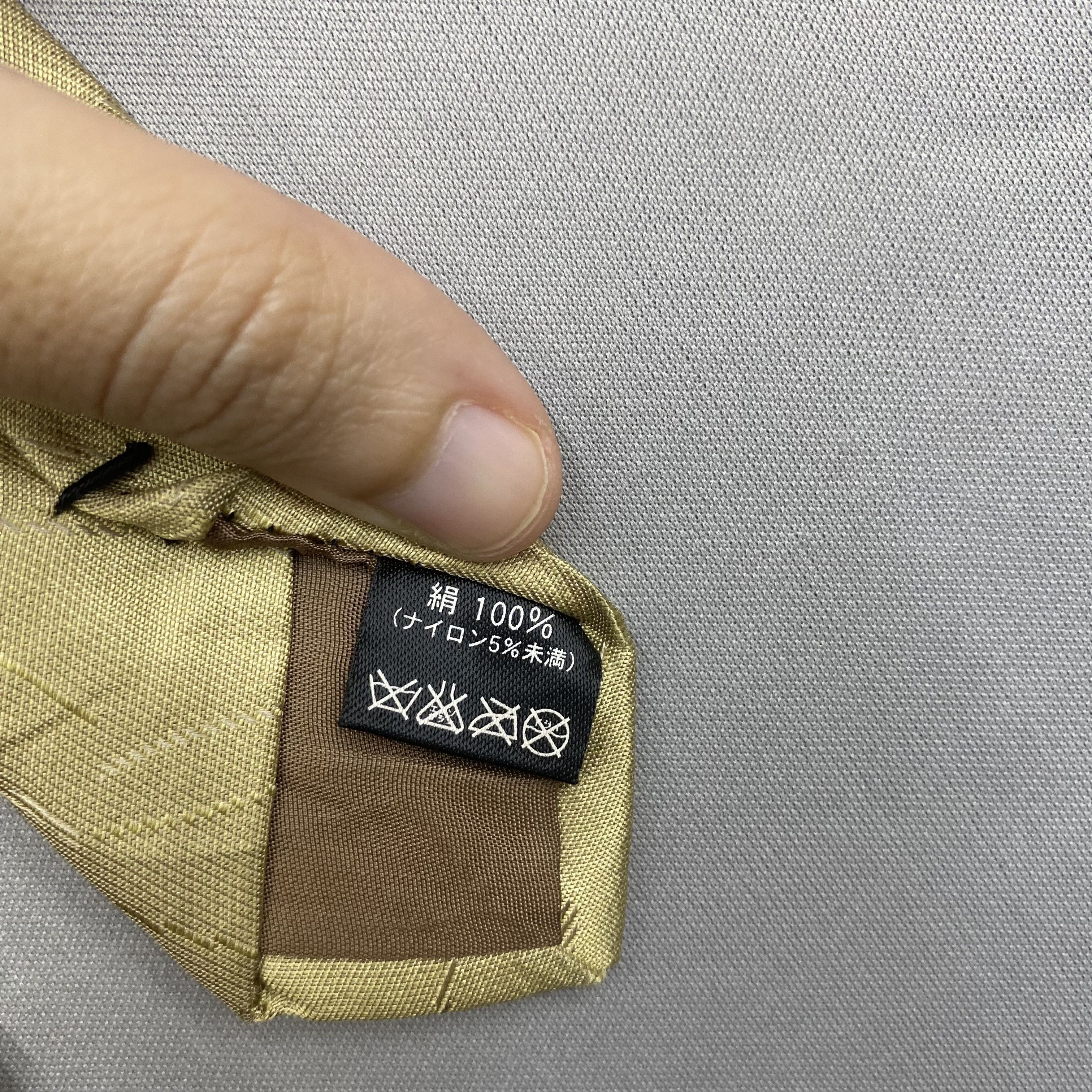 Issey Miyake Vintage Issey Miyake SILK Necktie Cravate Pure Silk Neck Tie Size ONE SIZE - 8 Thumbnail