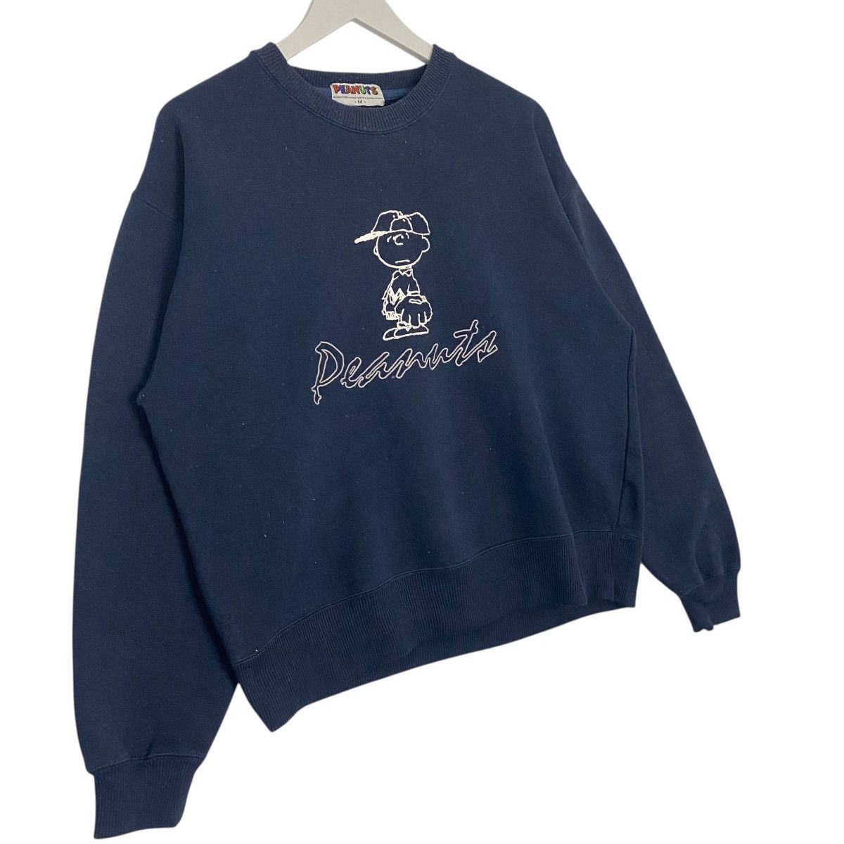 Vintage Vintage Peanuts Printed Crewneck Sweatshirt Blue Size US M / EU 48-50 / 2 - 3 Thumbnail