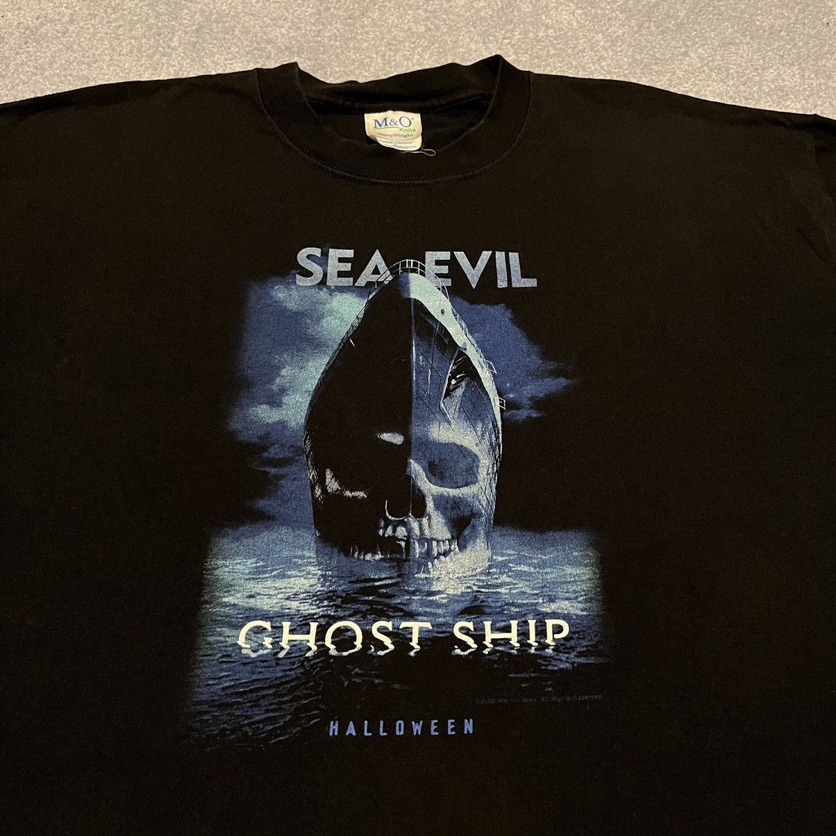 Vintage Vintage 2002 Ghost Ship Sea Evil Horror Movie Promotion Tee Size US XL / EU 56 / 4 - 2 Thumbnail