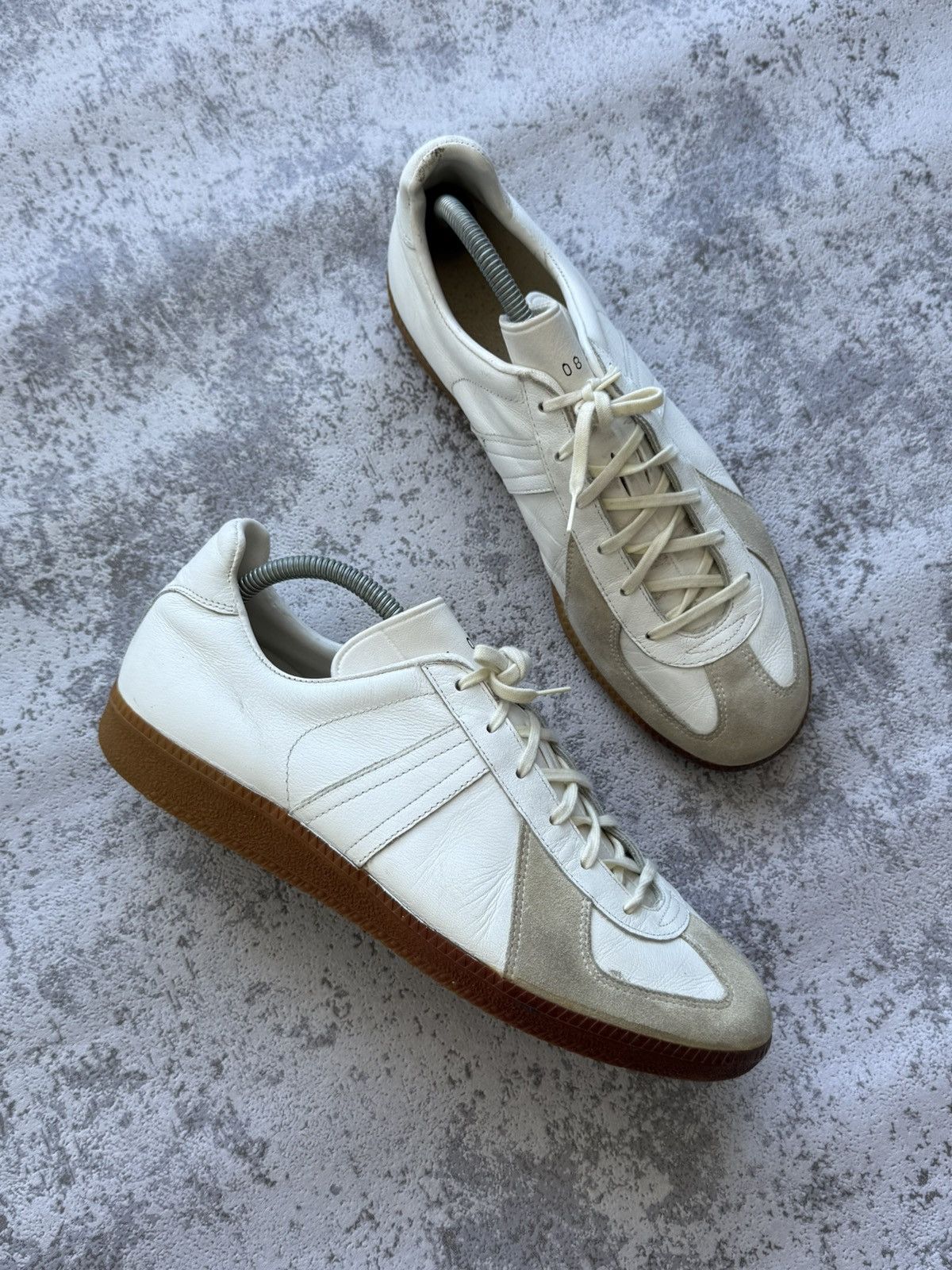 Vintage Vintage BW Sport Gat Army Leather Shoes 27,5 Size US 10 / EU 43 - 1 Thumbnail